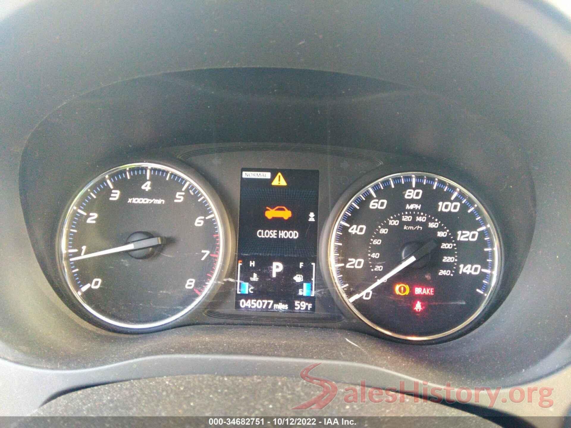 JA4AZ3A31KZ005043 2019 MITSUBISHI OUTLANDER