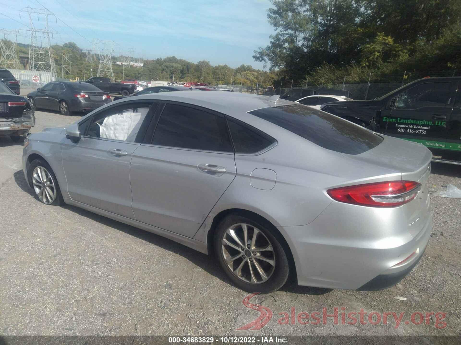 3FA6P0HD7KR154291 2019 FORD FUSION