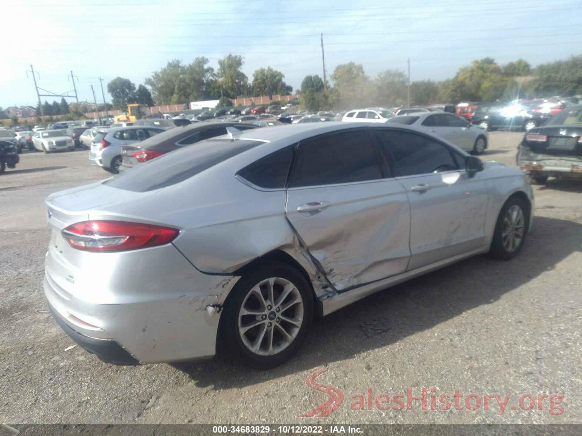 3FA6P0HD7KR154291 2019 FORD FUSION