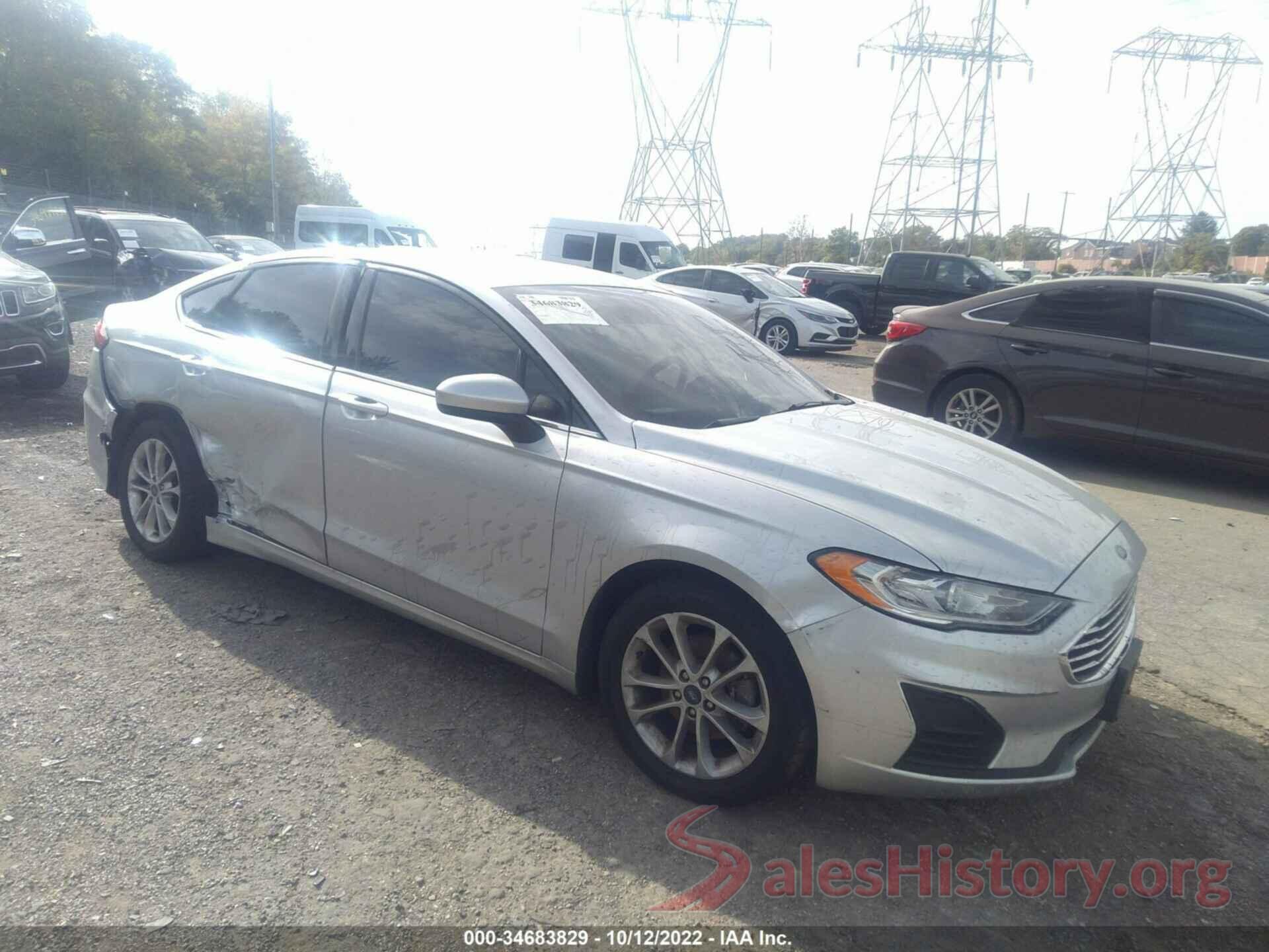 3FA6P0HD7KR154291 2019 FORD FUSION