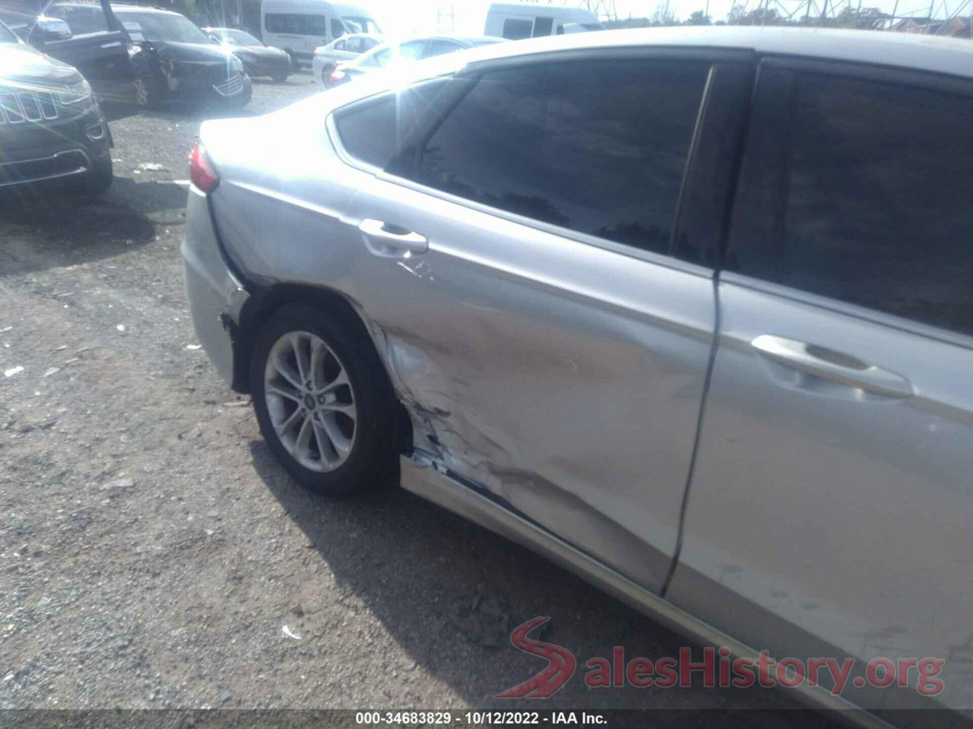 3FA6P0HD7KR154291 2019 FORD FUSION