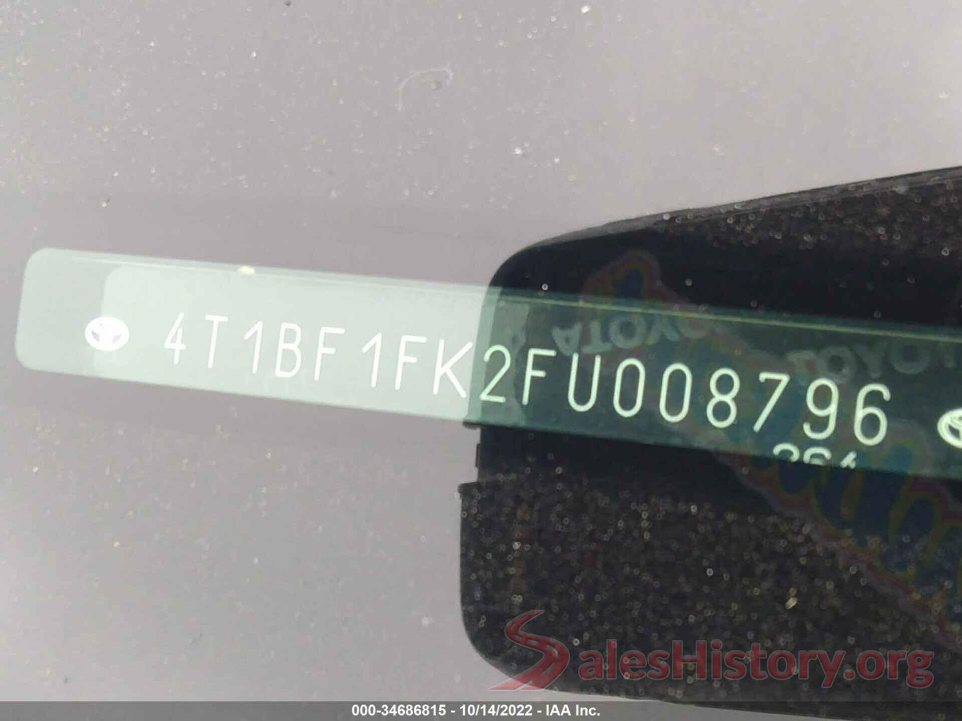 4T1BF1FK2FU008796 2015 TOYOTA CAMRY