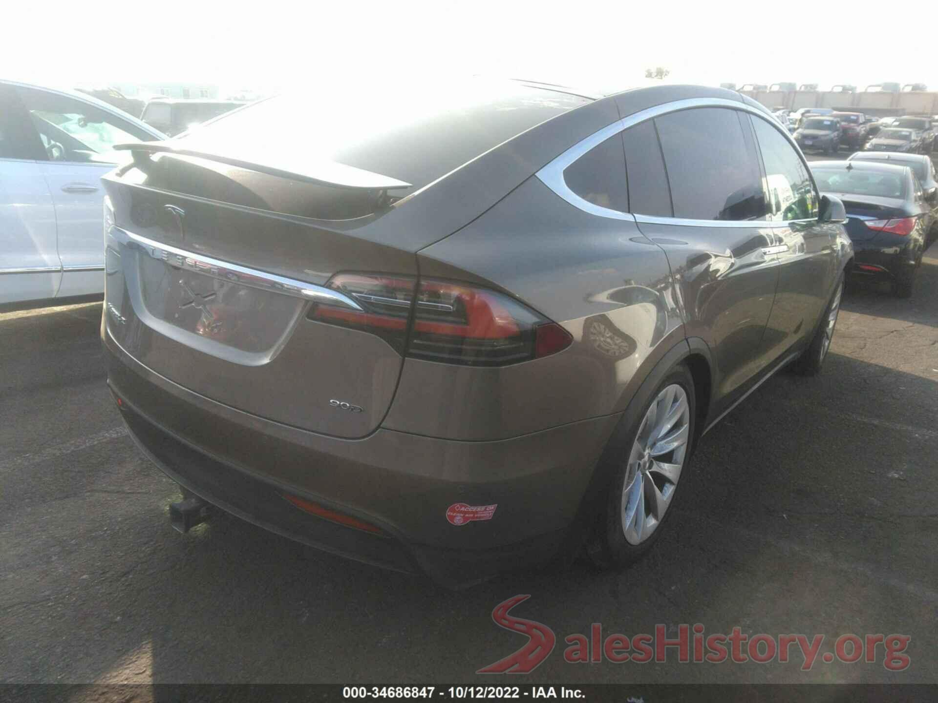 5YJXCAE25GF001551 2016 TESLA MODEL X