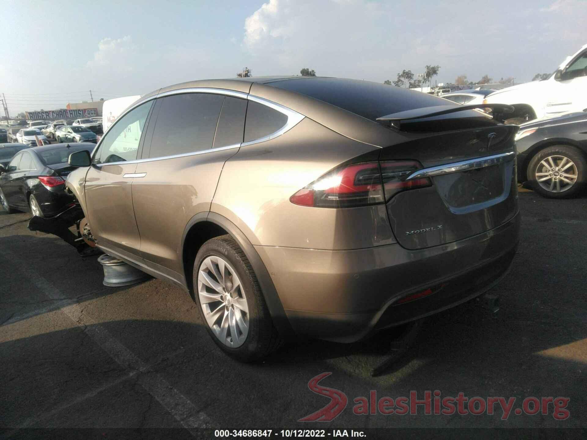 5YJXCAE25GF001551 2016 TESLA MODEL X