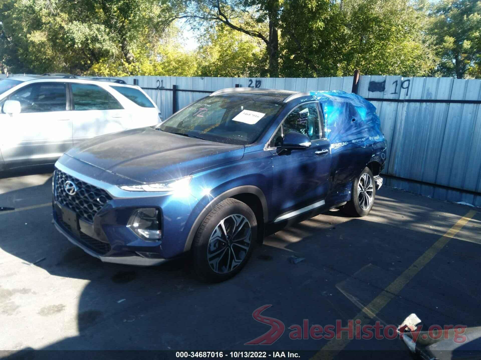 5NMS3CAA2LH290772 2020 HYUNDAI SANTA FE