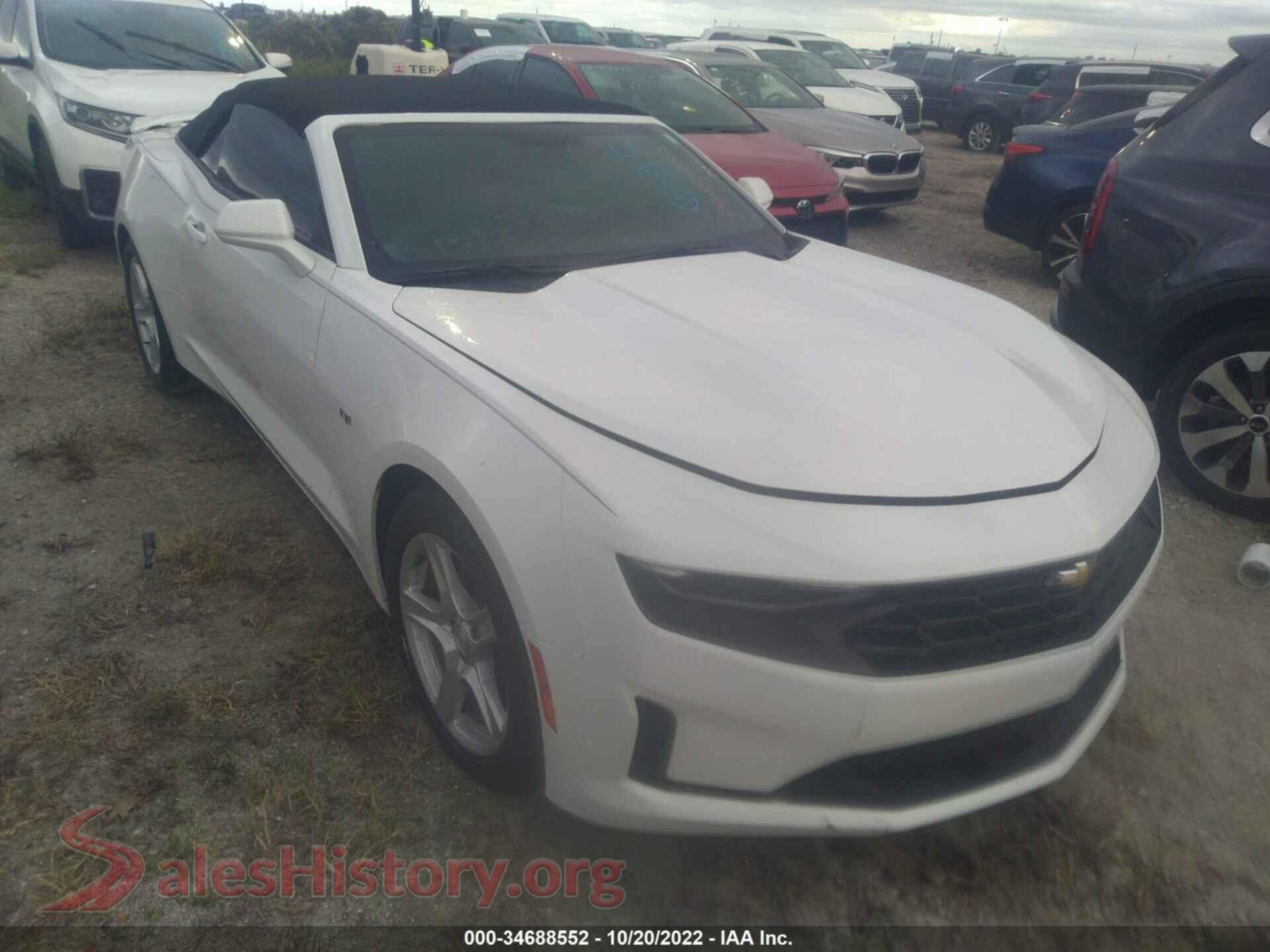 1G1FB3DS3K0132778 2019 CHEVROLET CAMARO