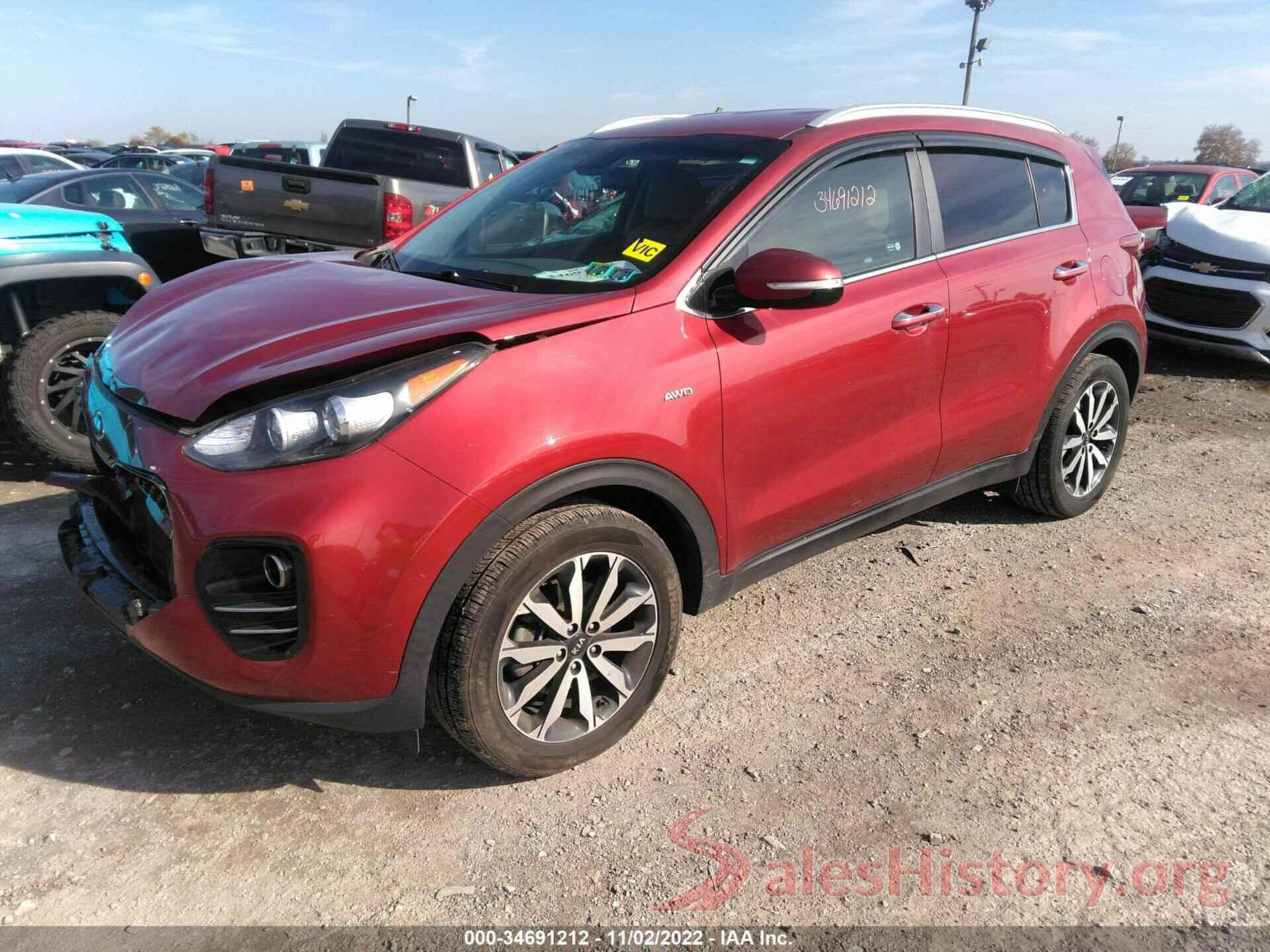 KNDPNCAC9J7440835 2018 KIA SPORTAGE