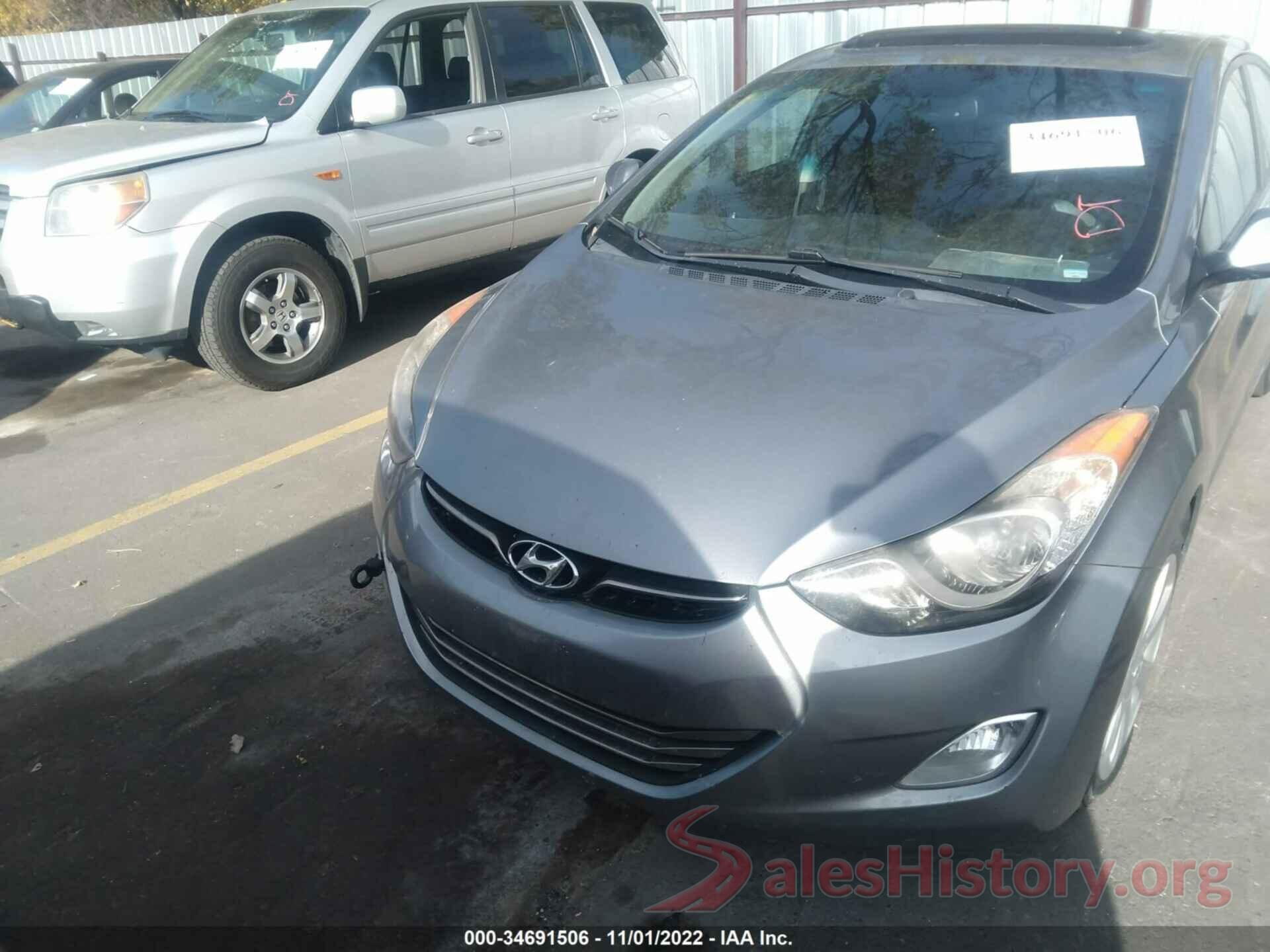 KMHDH4AE8DU916642 2013 HYUNDAI ELANTRA