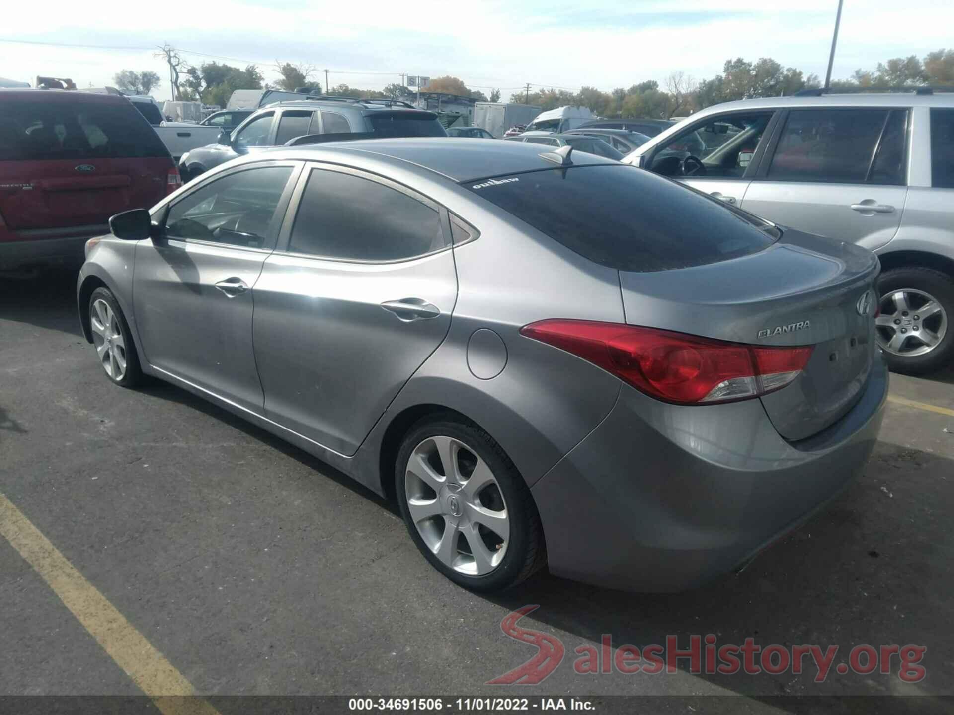 KMHDH4AE8DU916642 2013 HYUNDAI ELANTRA