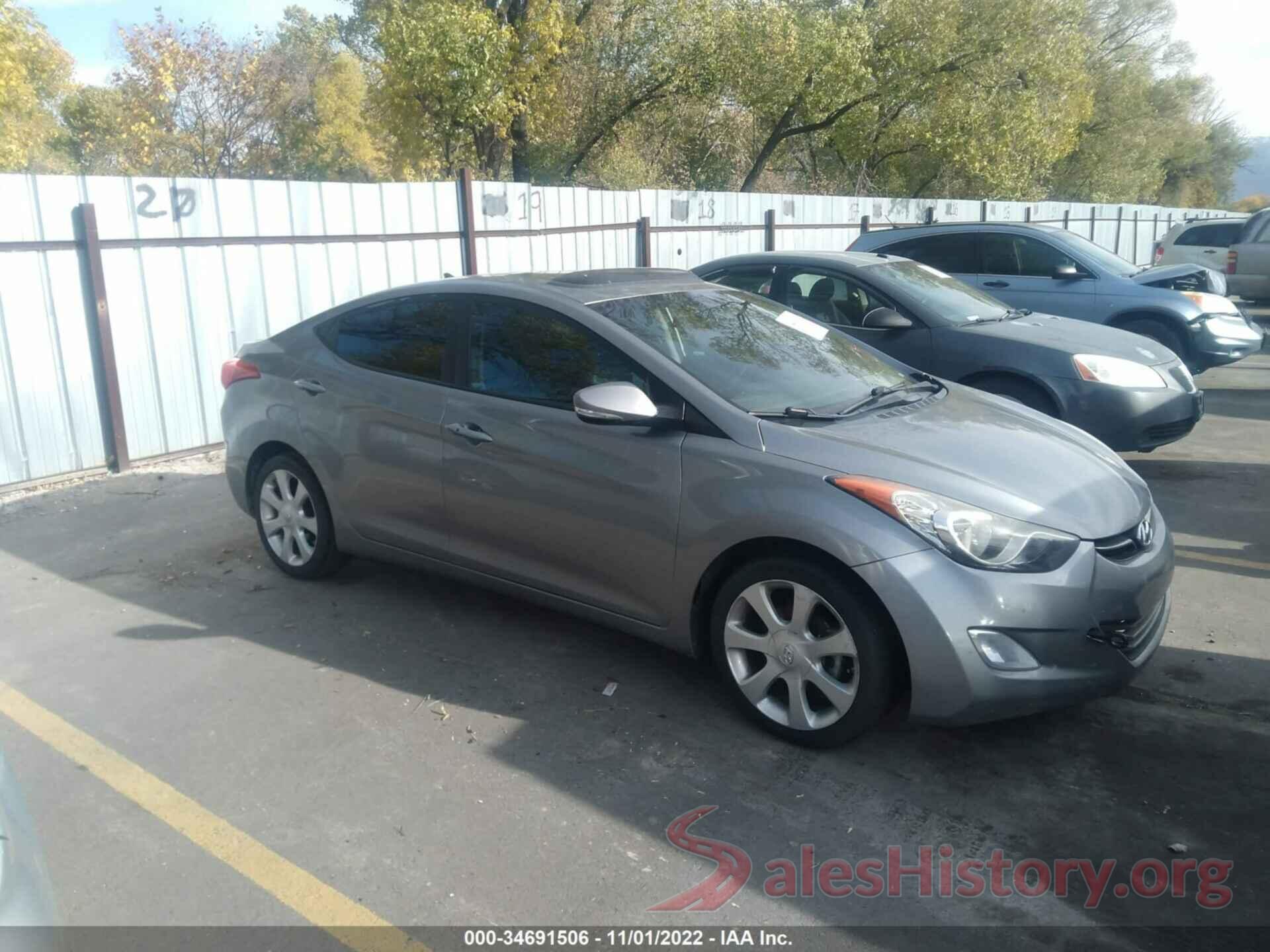 KMHDH4AE8DU916642 2013 HYUNDAI ELANTRA