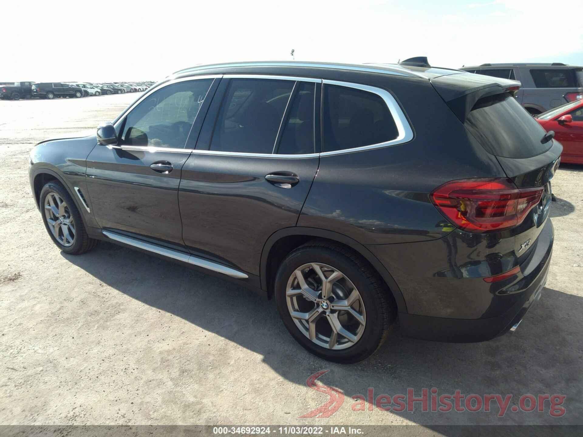 5UXTY3C03L9B78800 2020 BMW X3