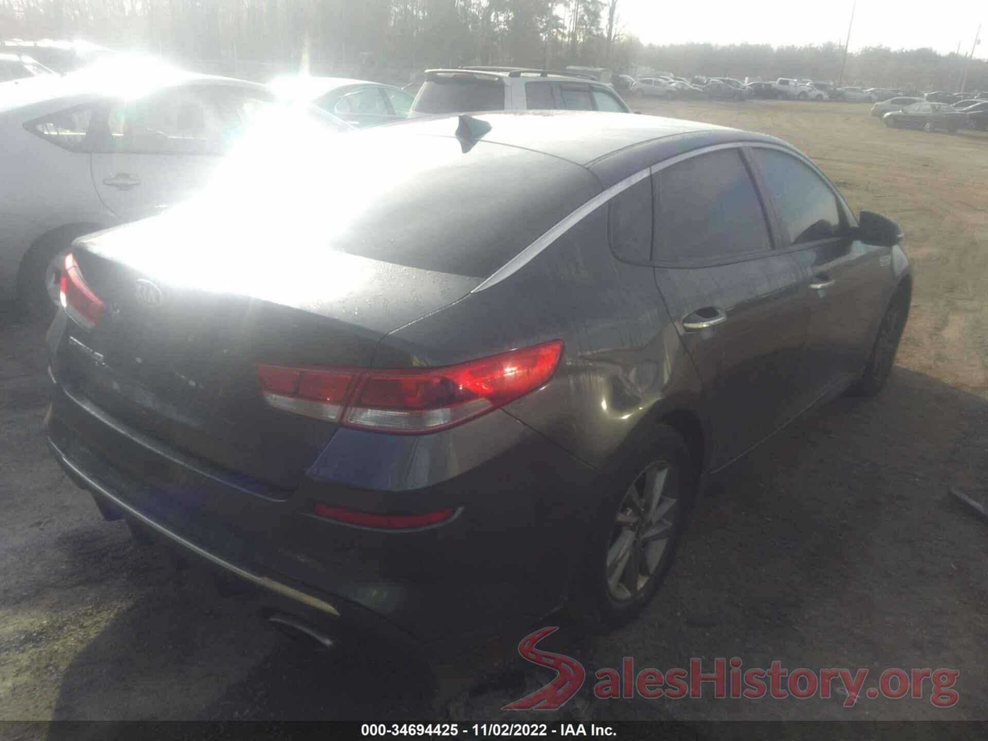 5XXGT4L34KG322256 2019 KIA OPTIMA