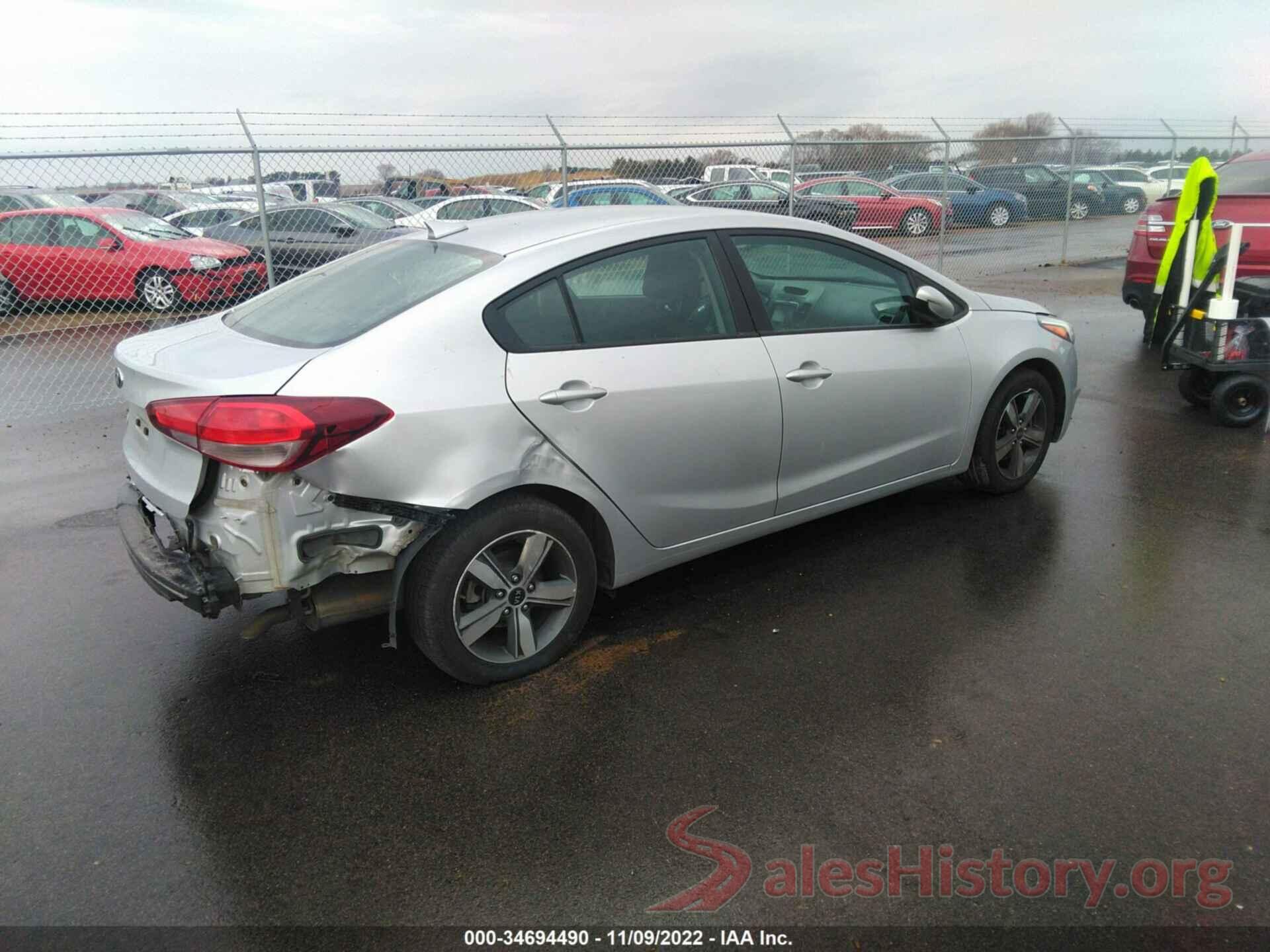 3KPFL4A72JE167005 2018 KIA FORTE