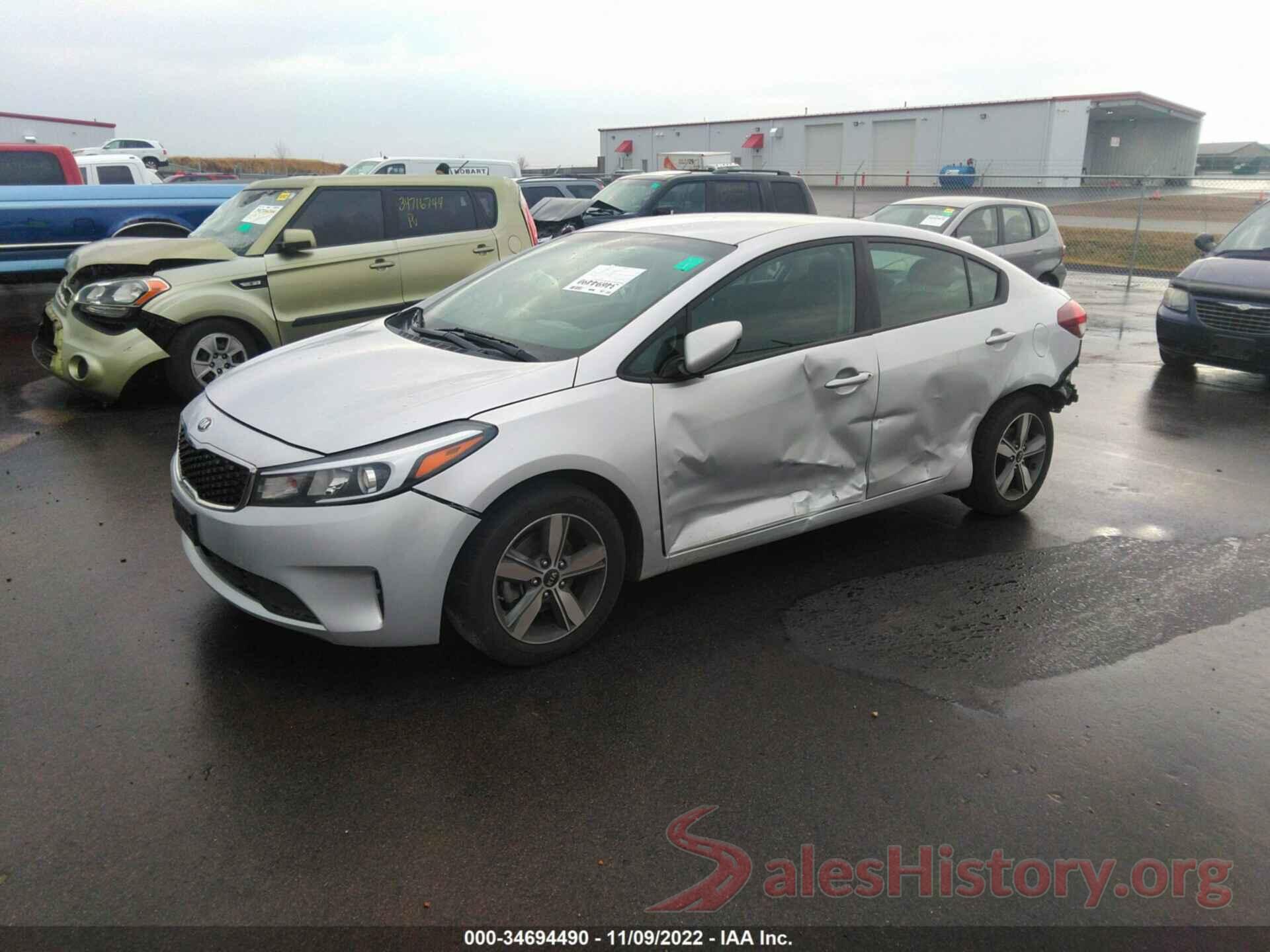 3KPFL4A72JE167005 2018 KIA FORTE