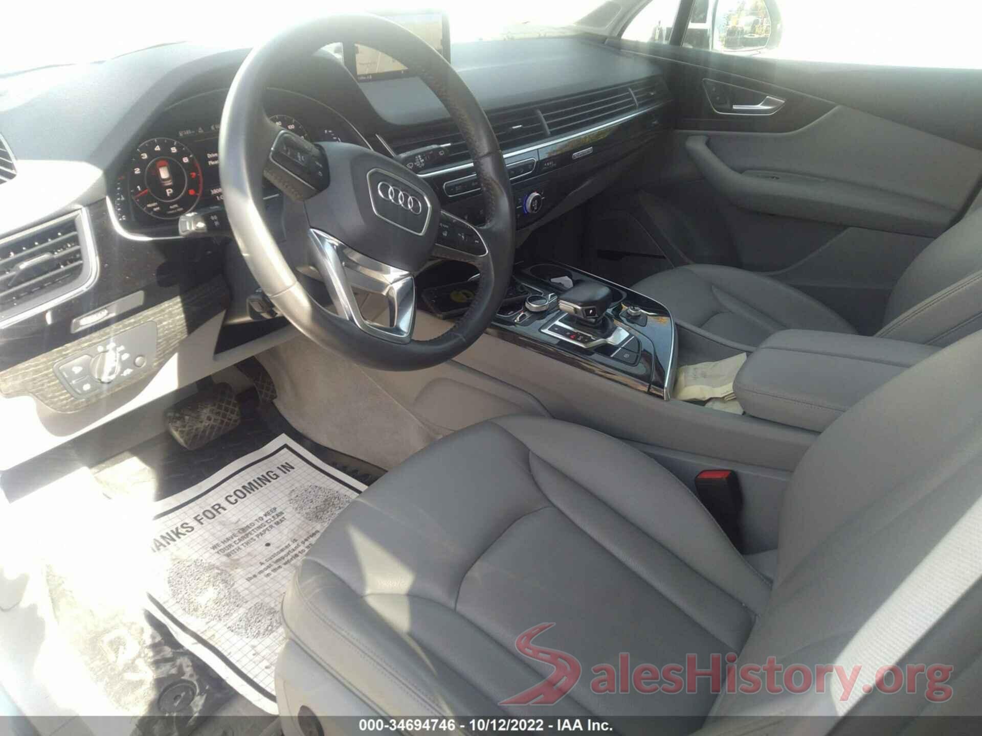 WA1LAAF76JD039135 2018 AUDI Q7