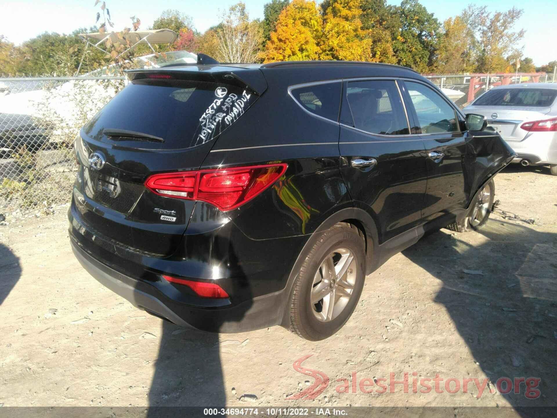 5NMZUDLB1JH103591 2018 HYUNDAI SANTA FE SPORT