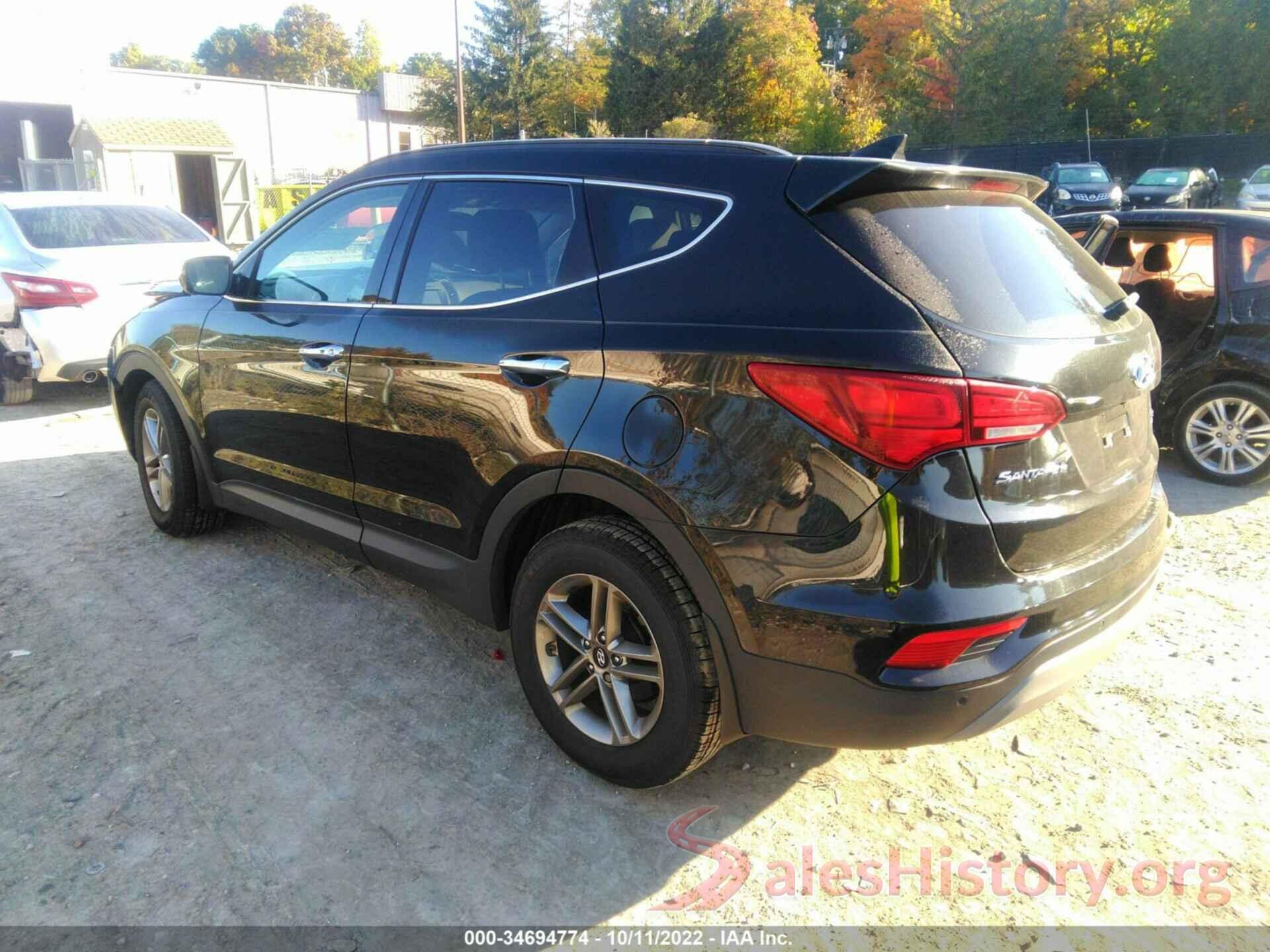 5NMZUDLB1JH103591 2018 HYUNDAI SANTA FE SPORT