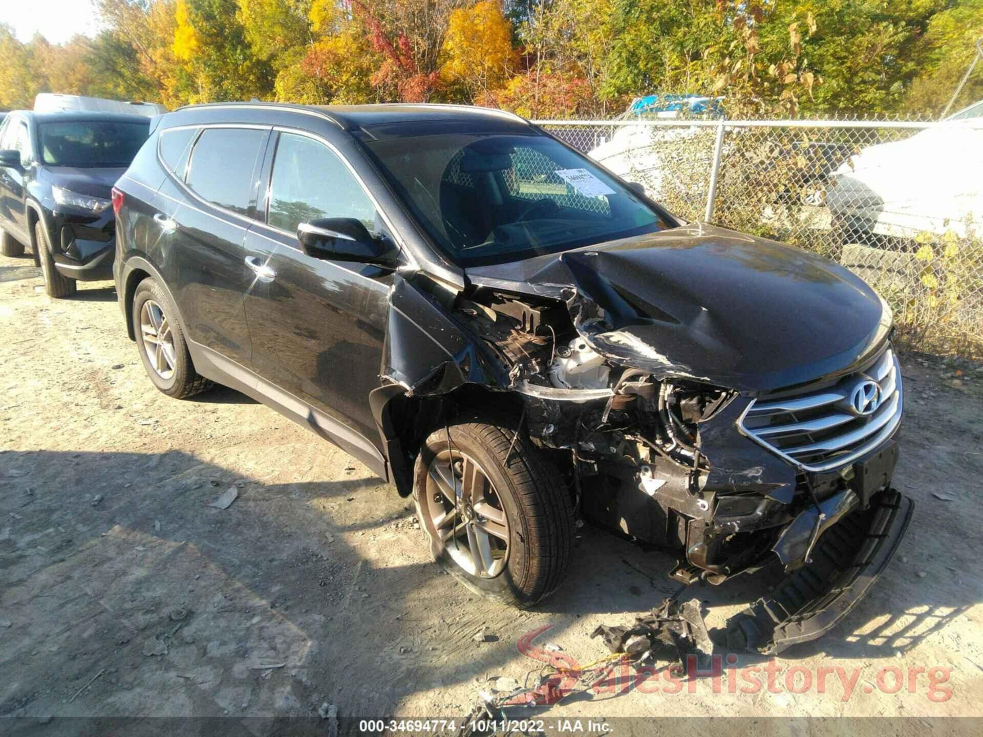 5NMZUDLB1JH103591 2018 HYUNDAI SANTA FE SPORT