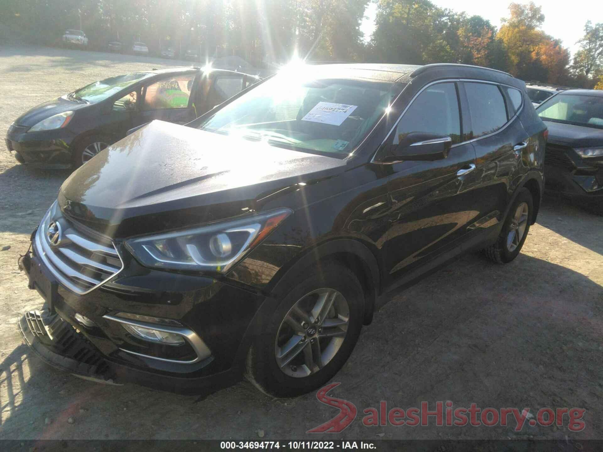 5NMZUDLB1JH103591 2018 HYUNDAI SANTA FE SPORT