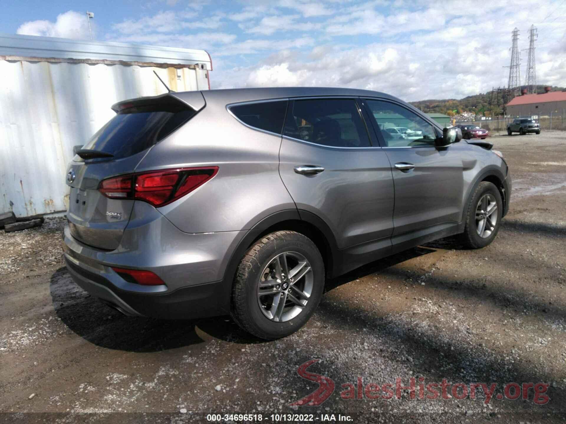 5NMZTDLBXJH098393 2018 HYUNDAI SANTA FE SPORT