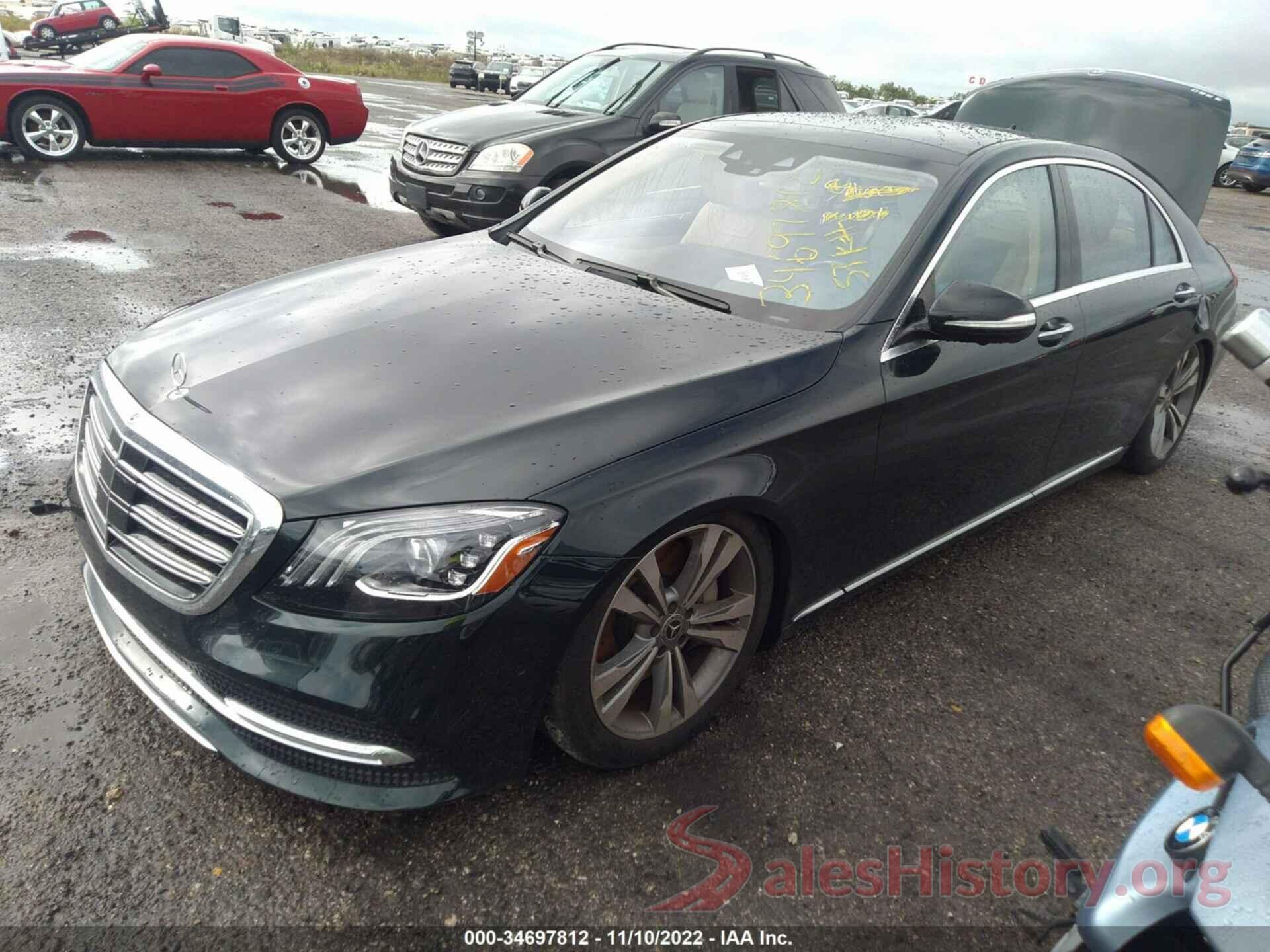 WDDUG8GB8JA374912 2018 MERCEDES-BENZ S-CLASS