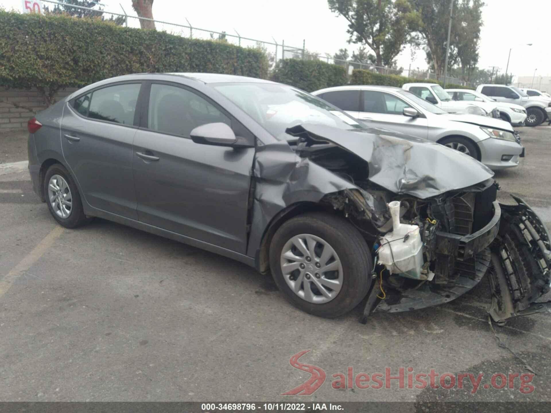 KMHD74LF7JU632391 2018 HYUNDAI ELANTRA