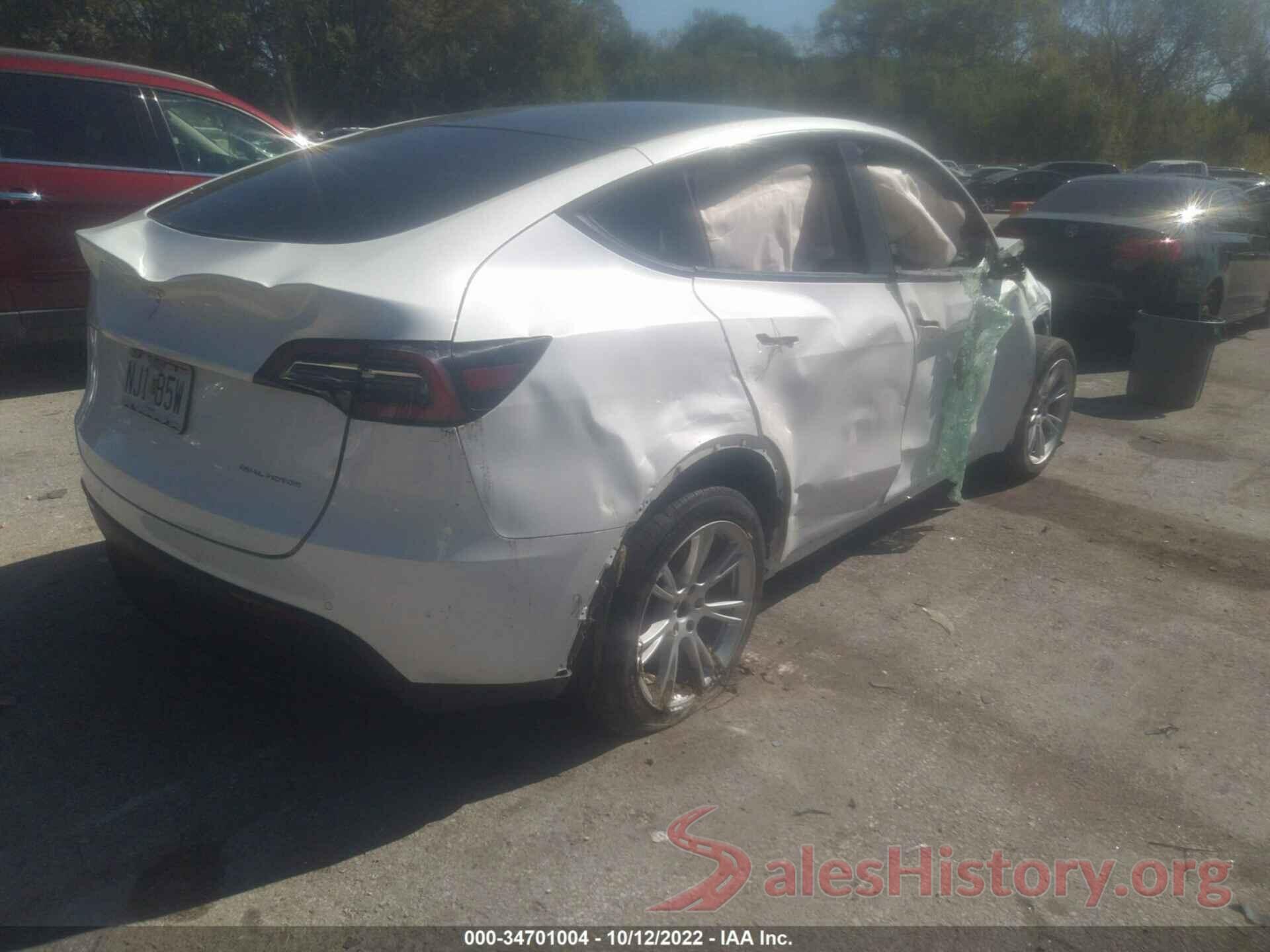 5YJYGDEE1MF066137 2021 TESLA MODEL Y