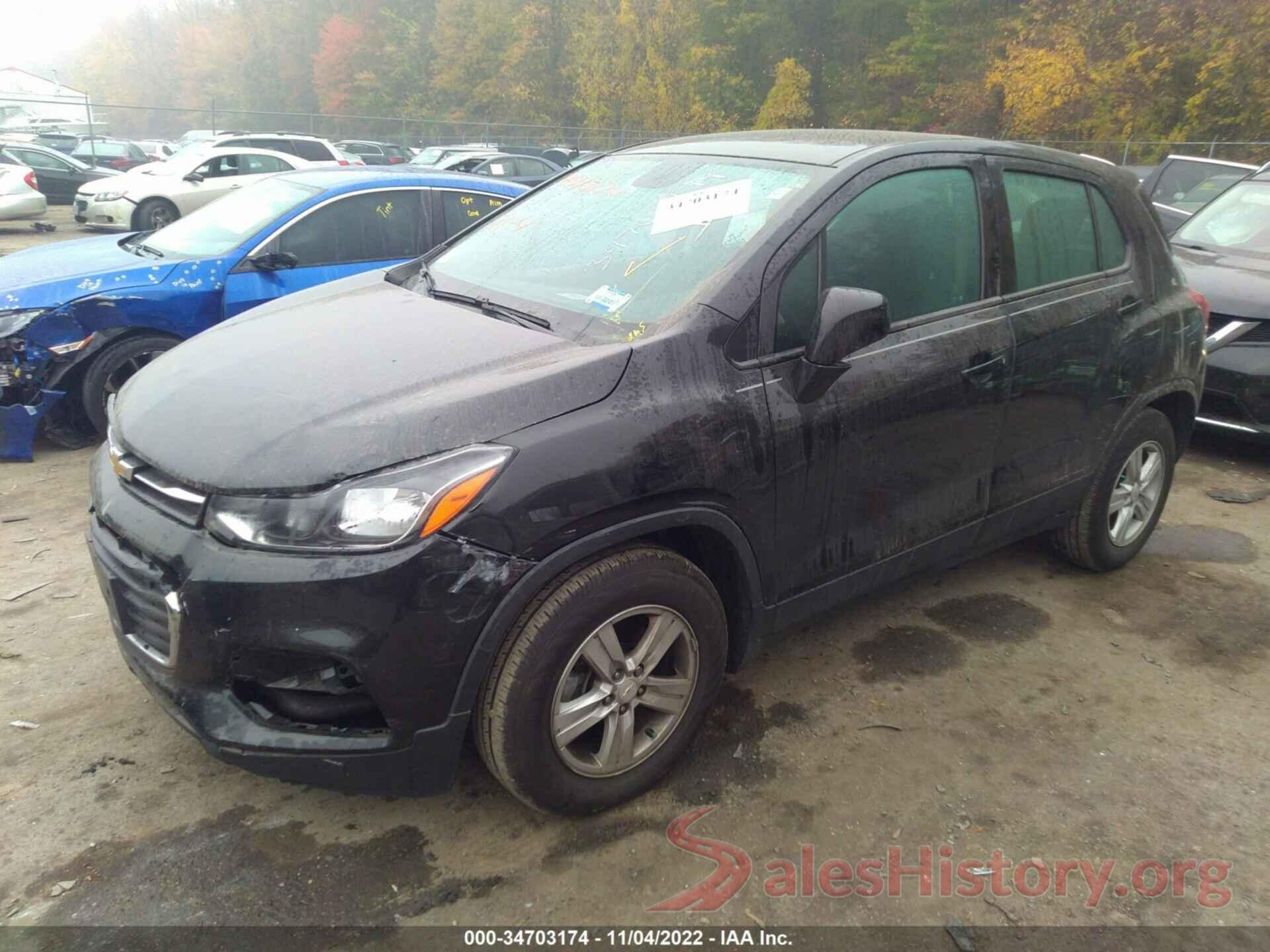 KL7CJKSB0LB330456 2020 CHEVROLET TRAX