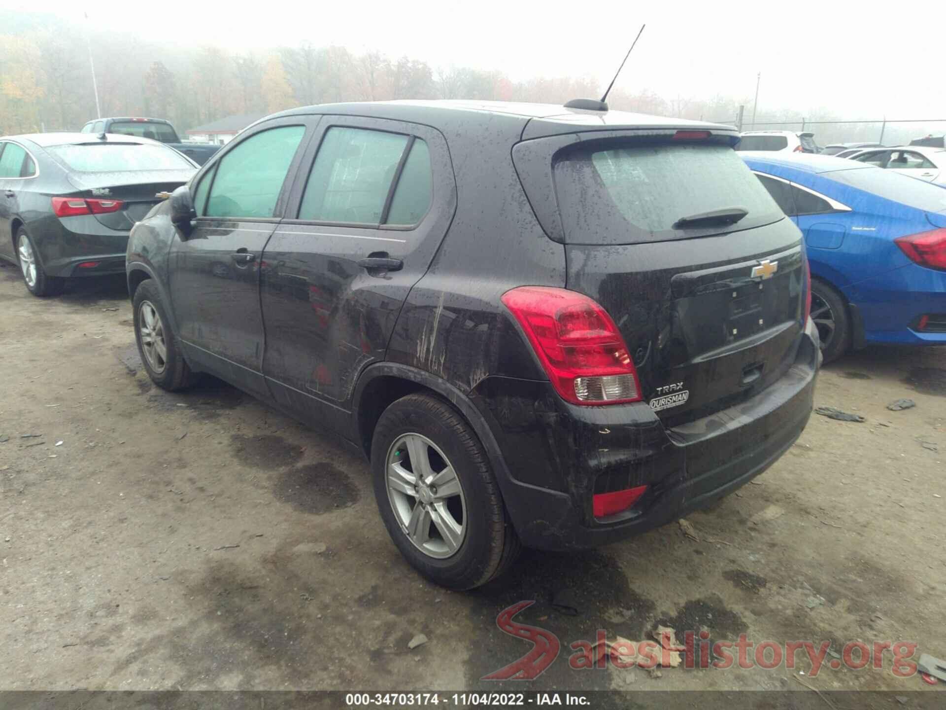 KL7CJKSB0LB330456 2020 CHEVROLET TRAX