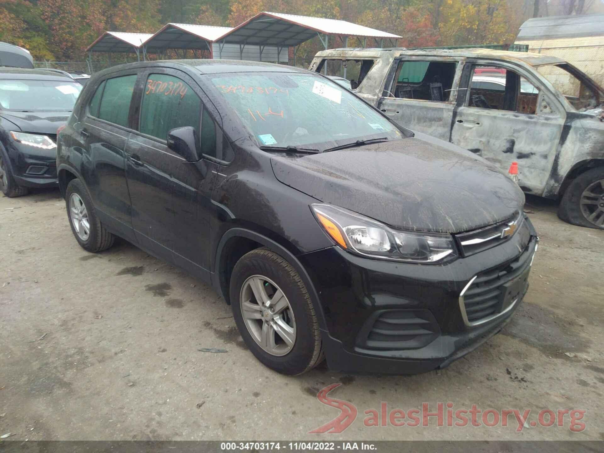 KL7CJKSB0LB330456 2020 CHEVROLET TRAX