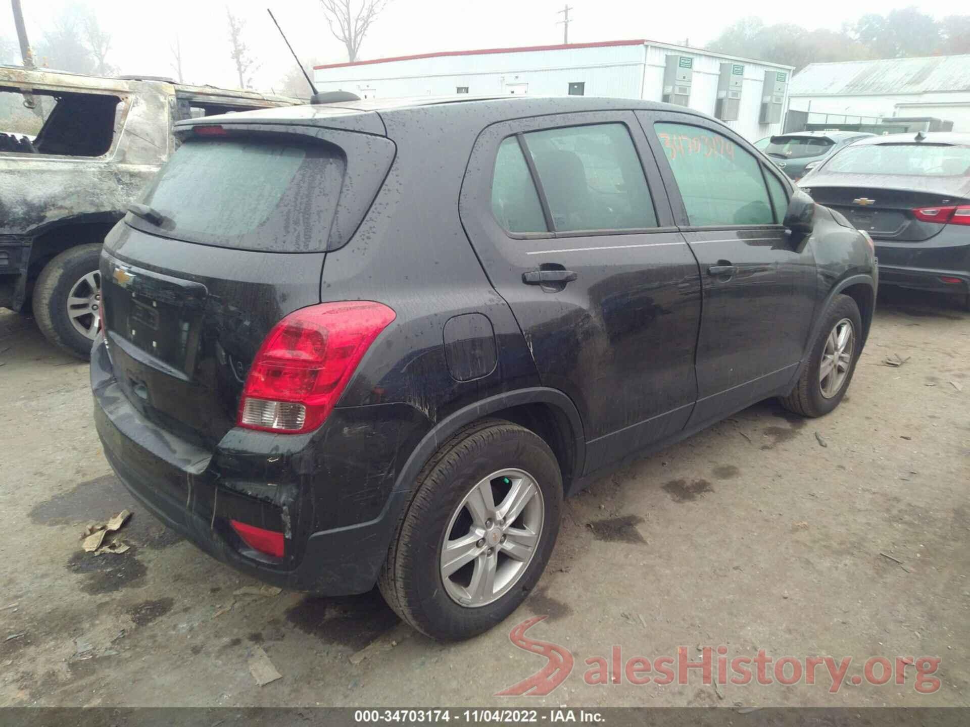 KL7CJKSB0LB330456 2020 CHEVROLET TRAX