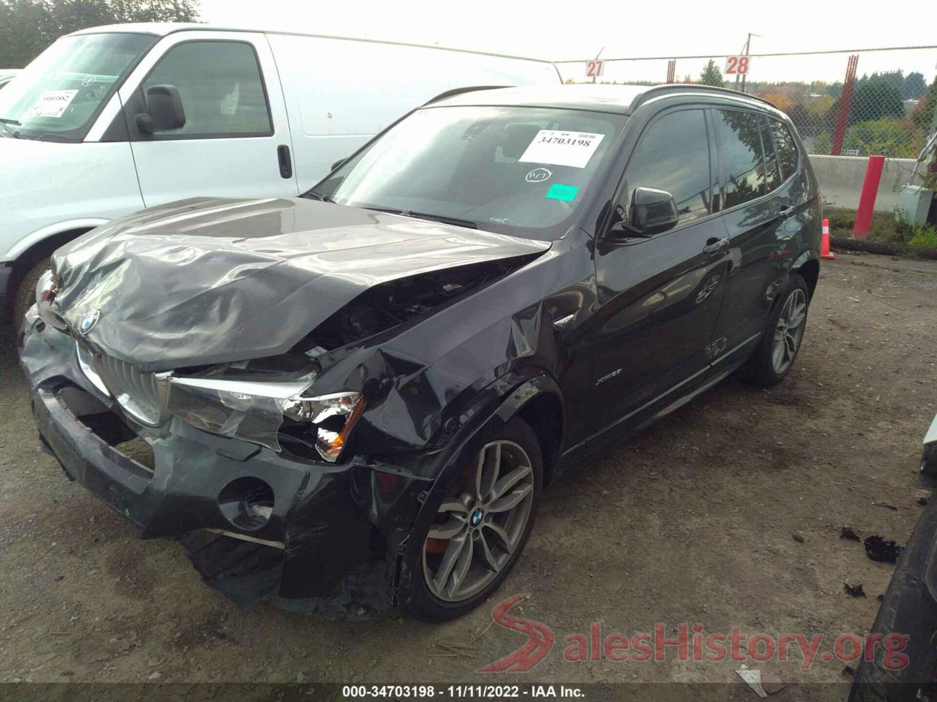 5UXWX9C54H0T08820 2017 BMW X3