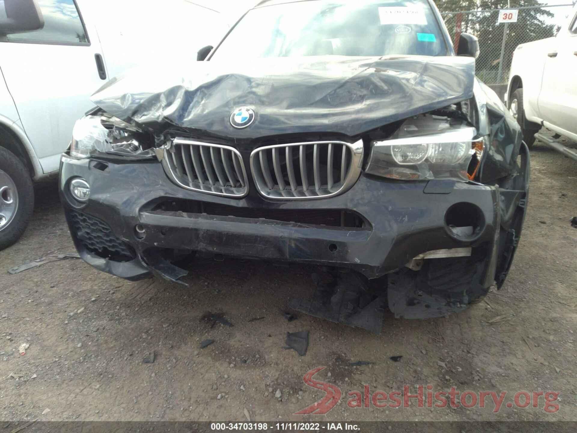 5UXWX9C54H0T08820 2017 BMW X3