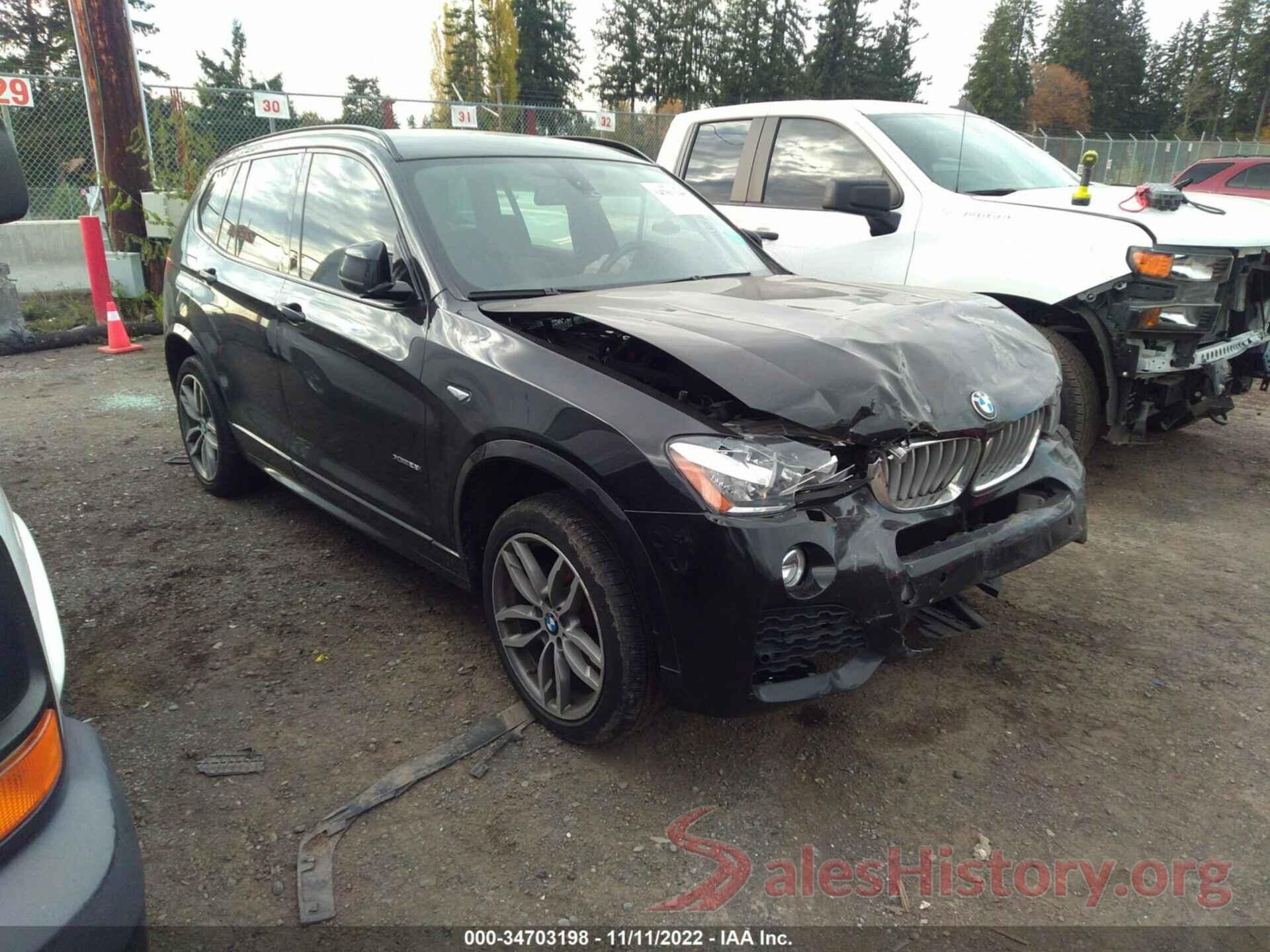 5UXWX9C54H0T08820 2017 BMW X3