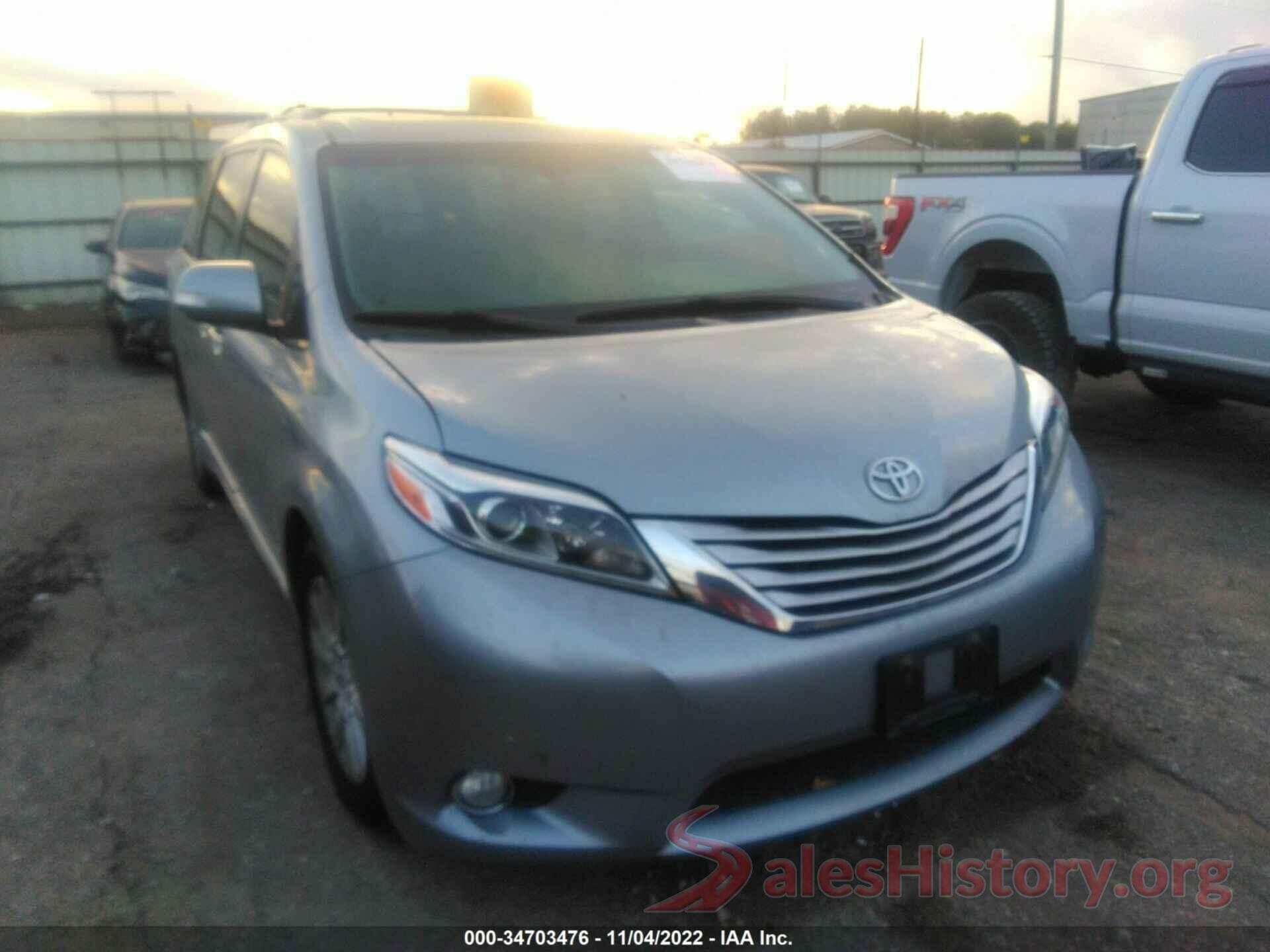 5TDYK3DCXGS764268 2016 TOYOTA SIENNA