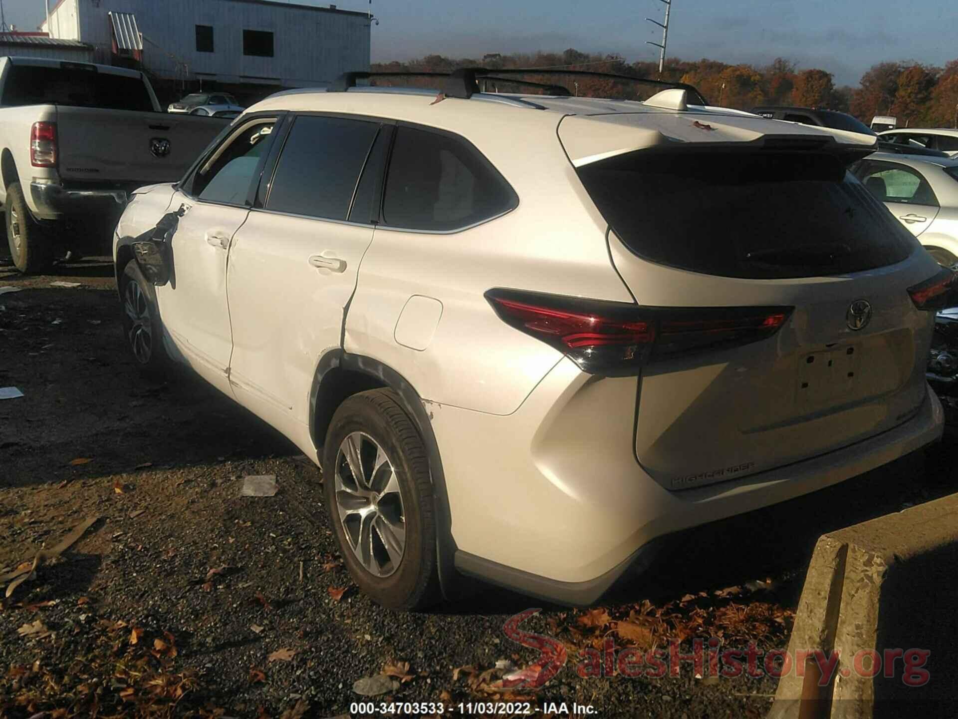 5TDGZRBH7MS062297 2021 TOYOTA HIGHLANDER