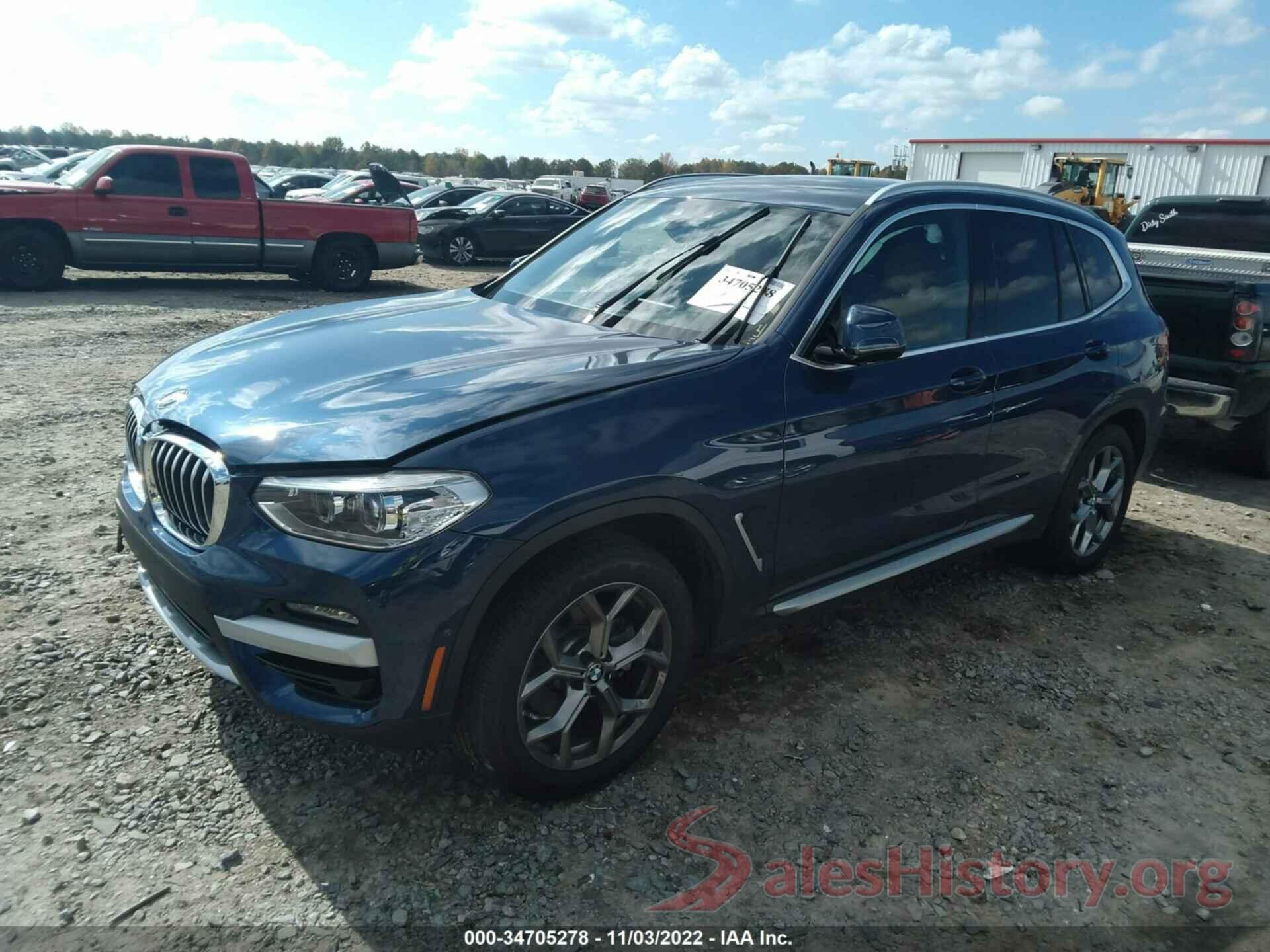 5UXTY5C04L9D42356 2020 BMW X3