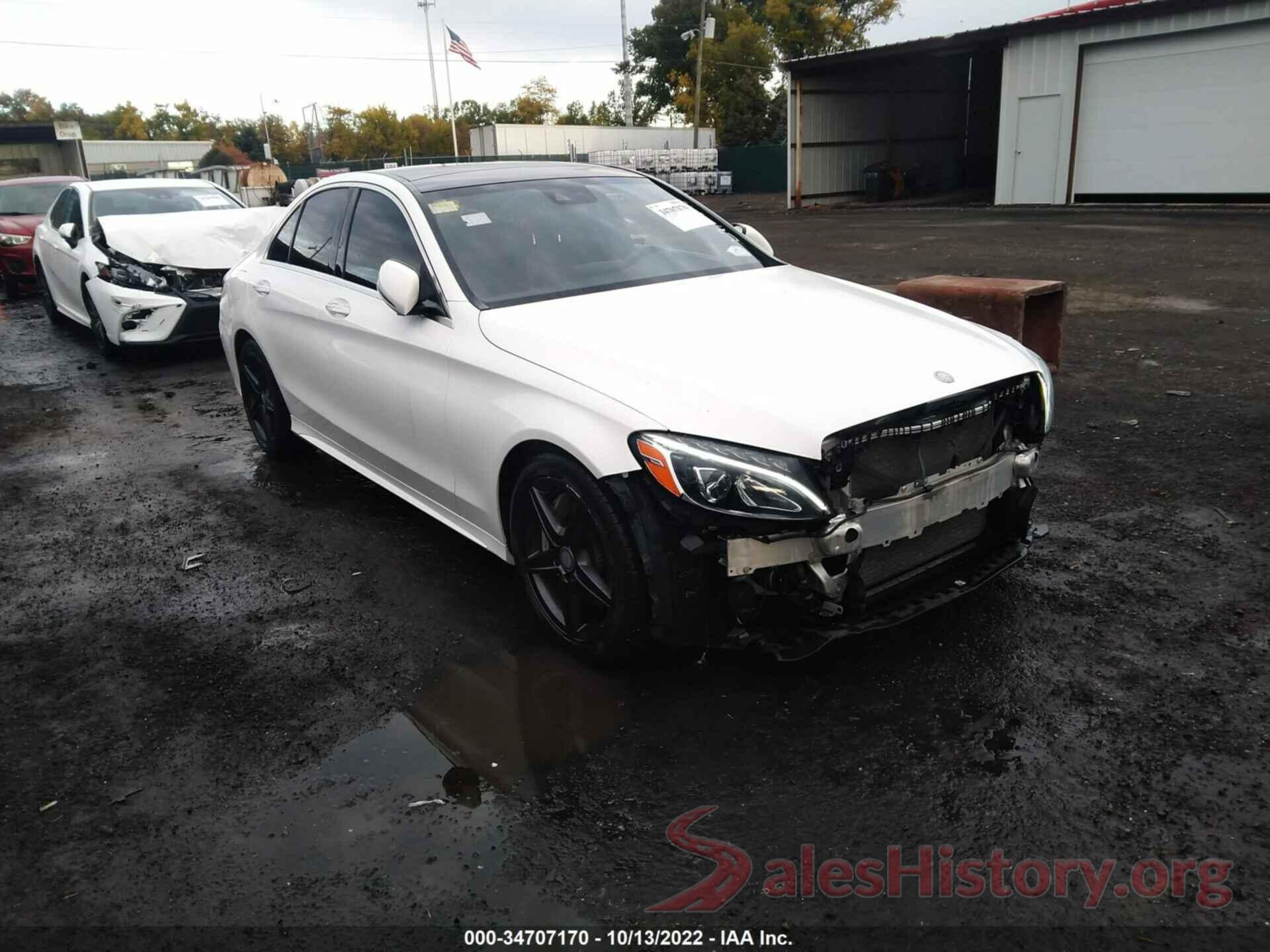 55SWF4KB4GU145762 2016 MERCEDES-BENZ C-CLASS