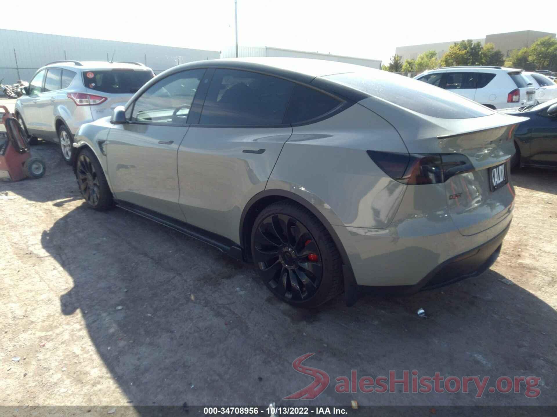 5YJYGDEF5MF121665 2021 TESLA MODEL Y