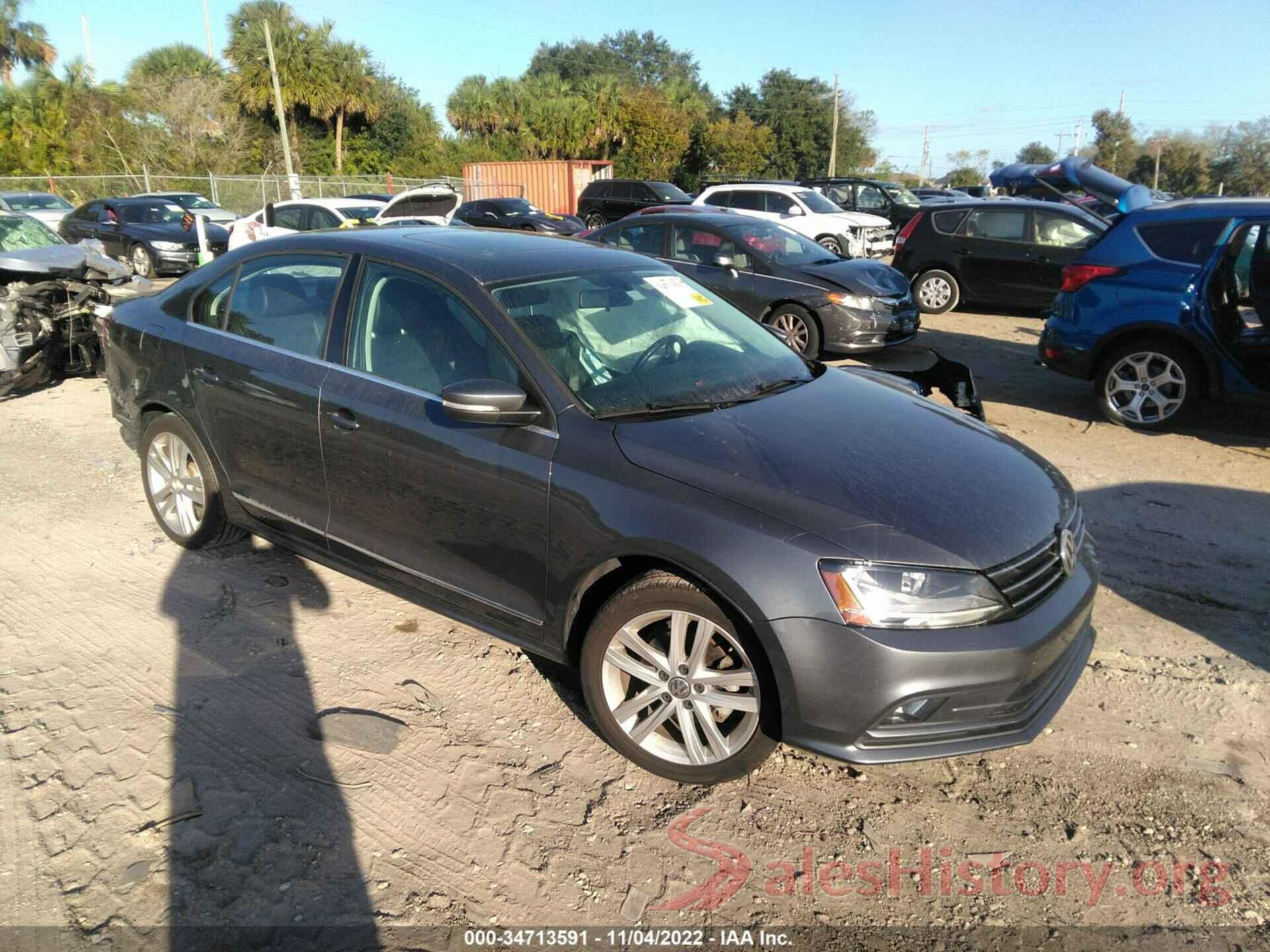 3VWL17AJ0HM243274 2017 VOLKSWAGEN JETTA