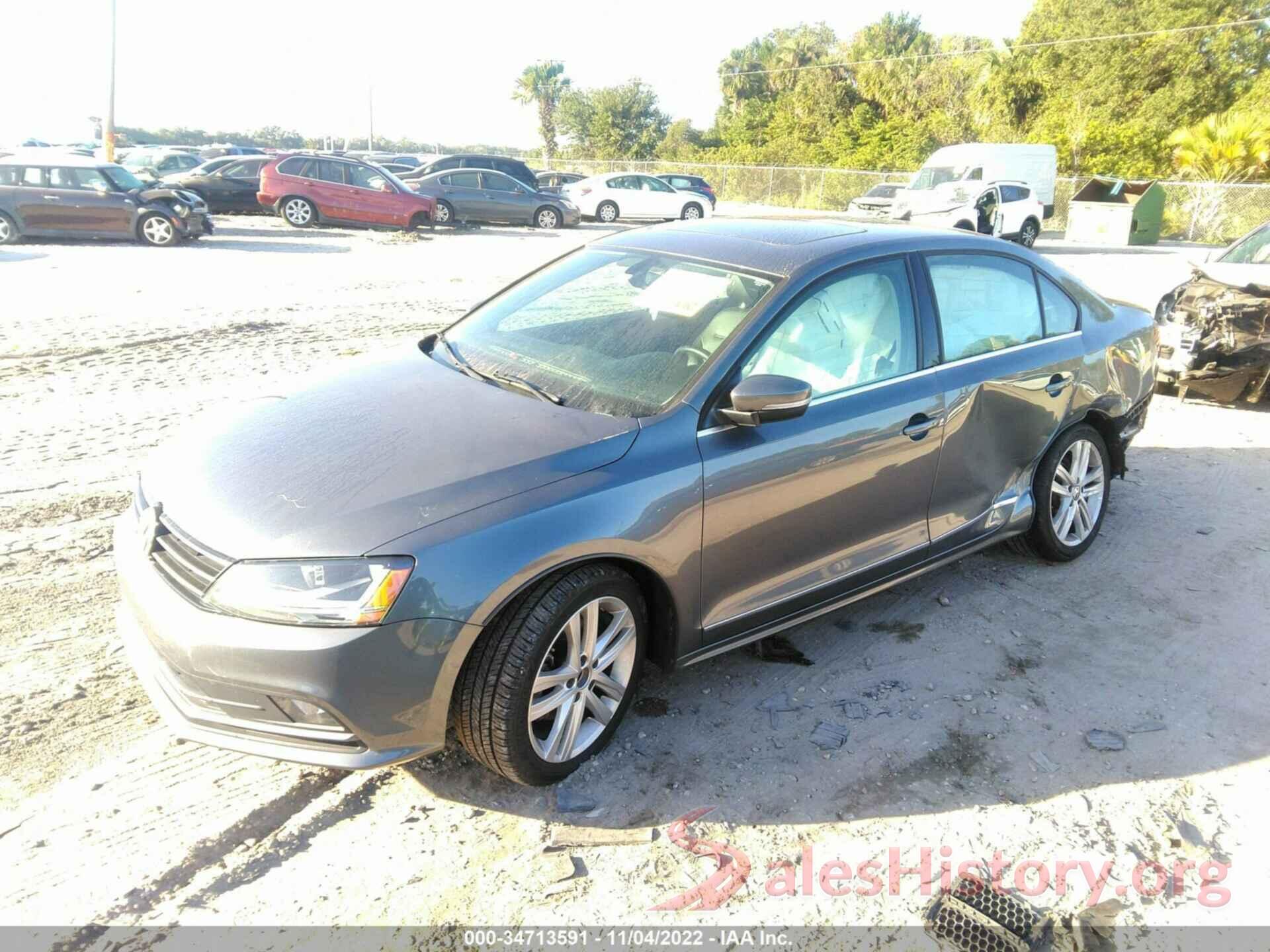 3VWL17AJ0HM243274 2017 VOLKSWAGEN JETTA