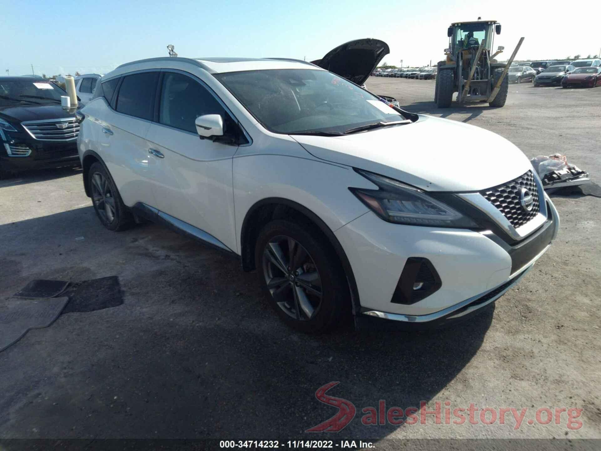 5N1AZ2DJ0LN121204 2020 NISSAN MURANO