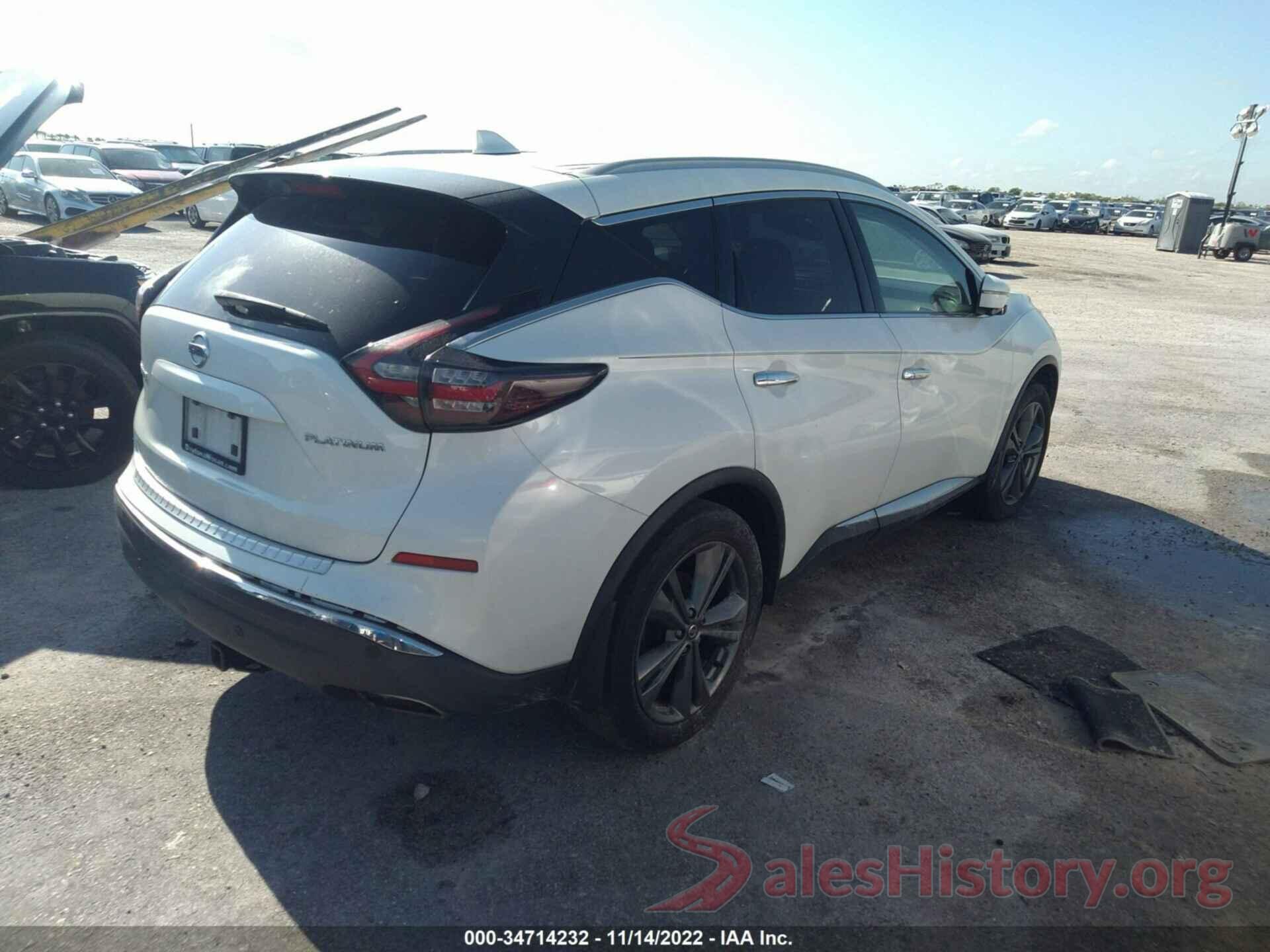 5N1AZ2DJ0LN121204 2020 NISSAN MURANO