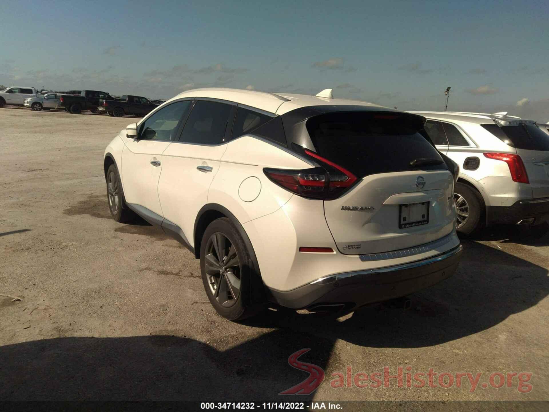 5N1AZ2DJ0LN121204 2020 NISSAN MURANO