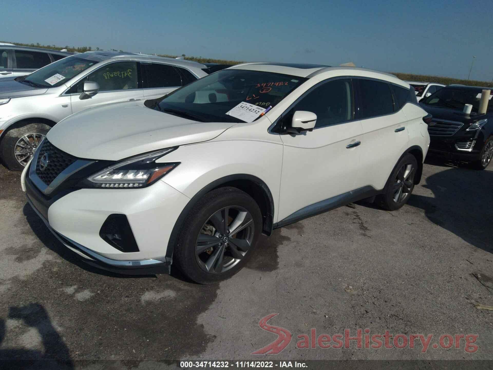 5N1AZ2DJ0LN121204 2020 NISSAN MURANO