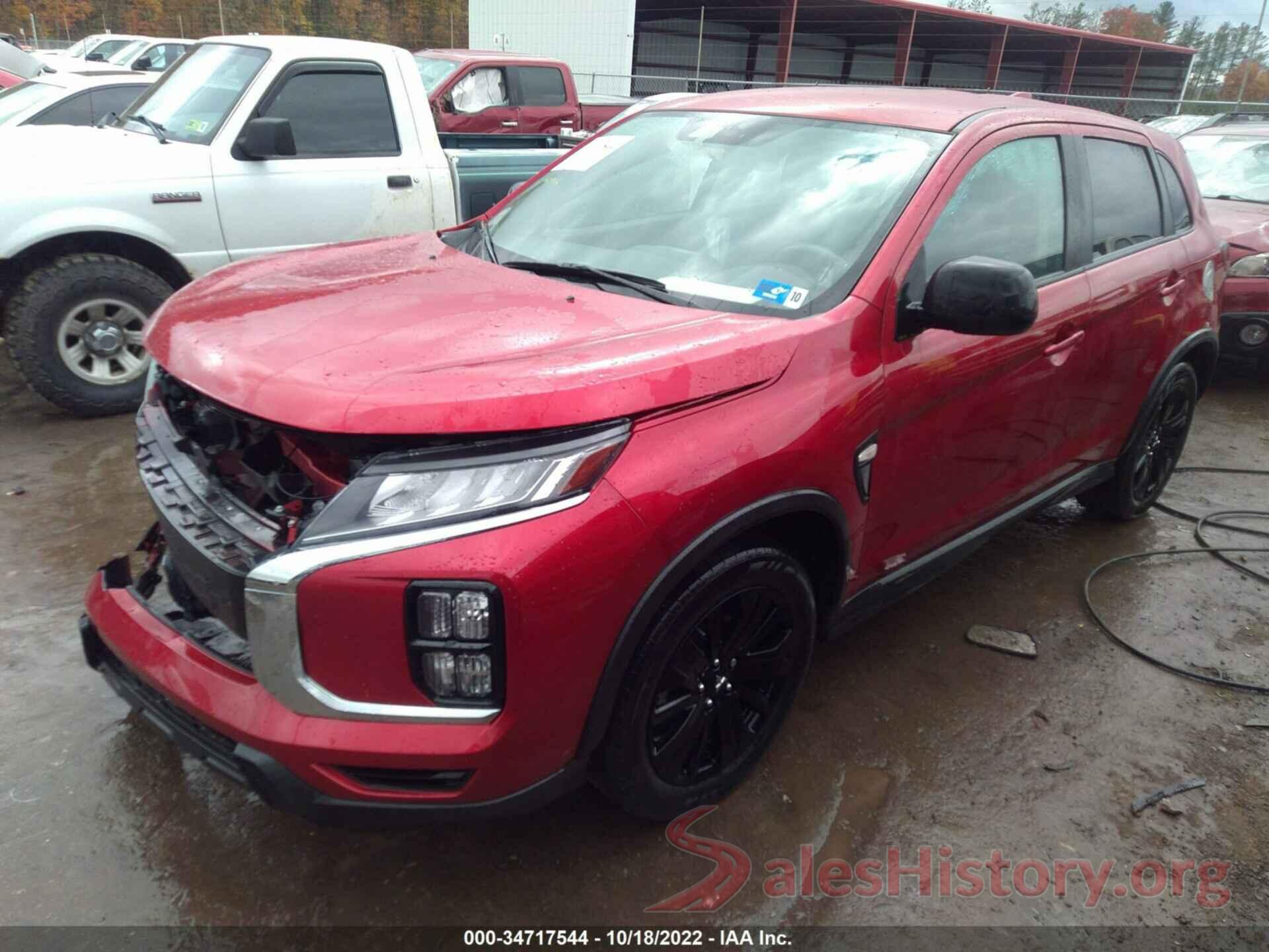 JA4ARUAU1MU021743 2021 MITSUBISHI OUTLANDER SPORT