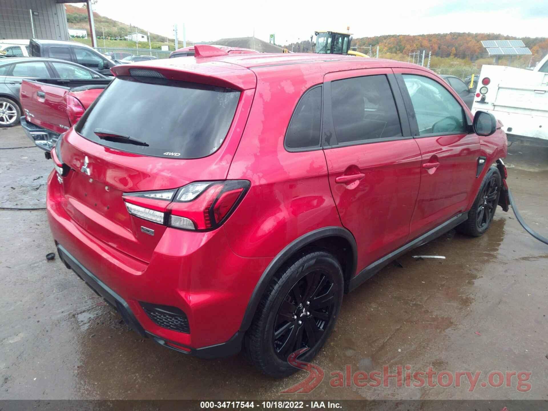 JA4ARUAU1MU021743 2021 MITSUBISHI OUTLANDER SPORT