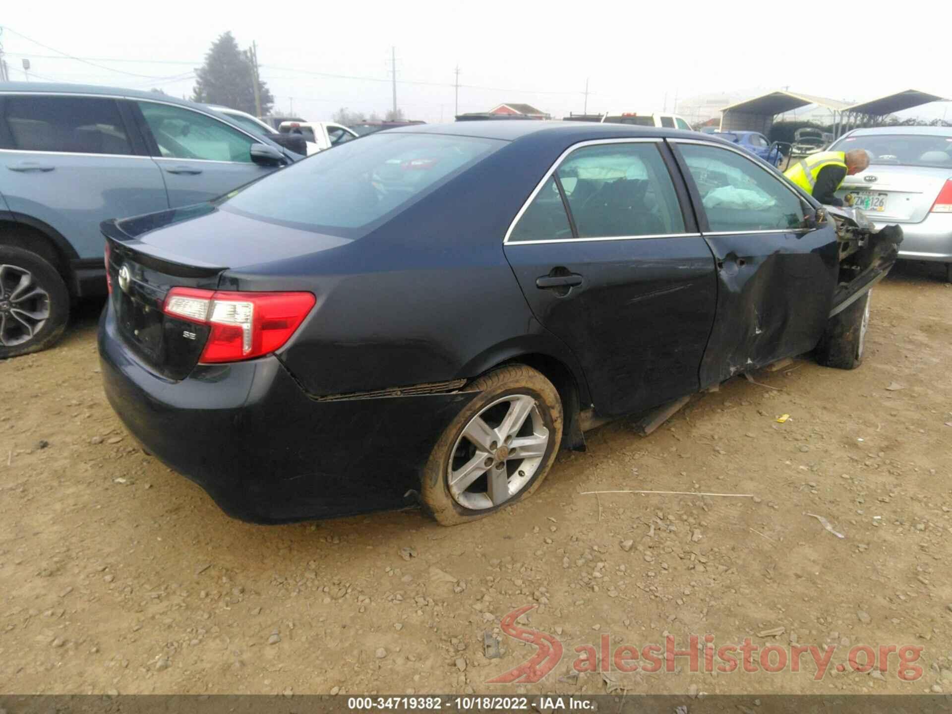 4T1BF1FK6CU168725 2012 TOYOTA CAMRY