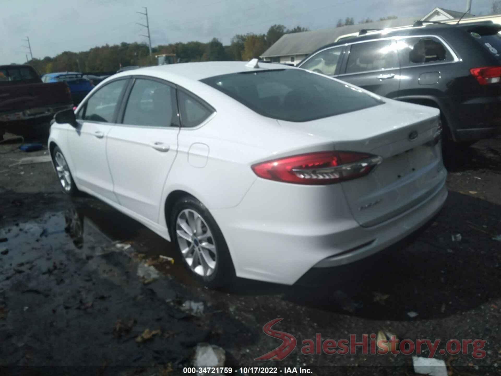 3FA6P0HD6LR161766 2020 FORD FUSION