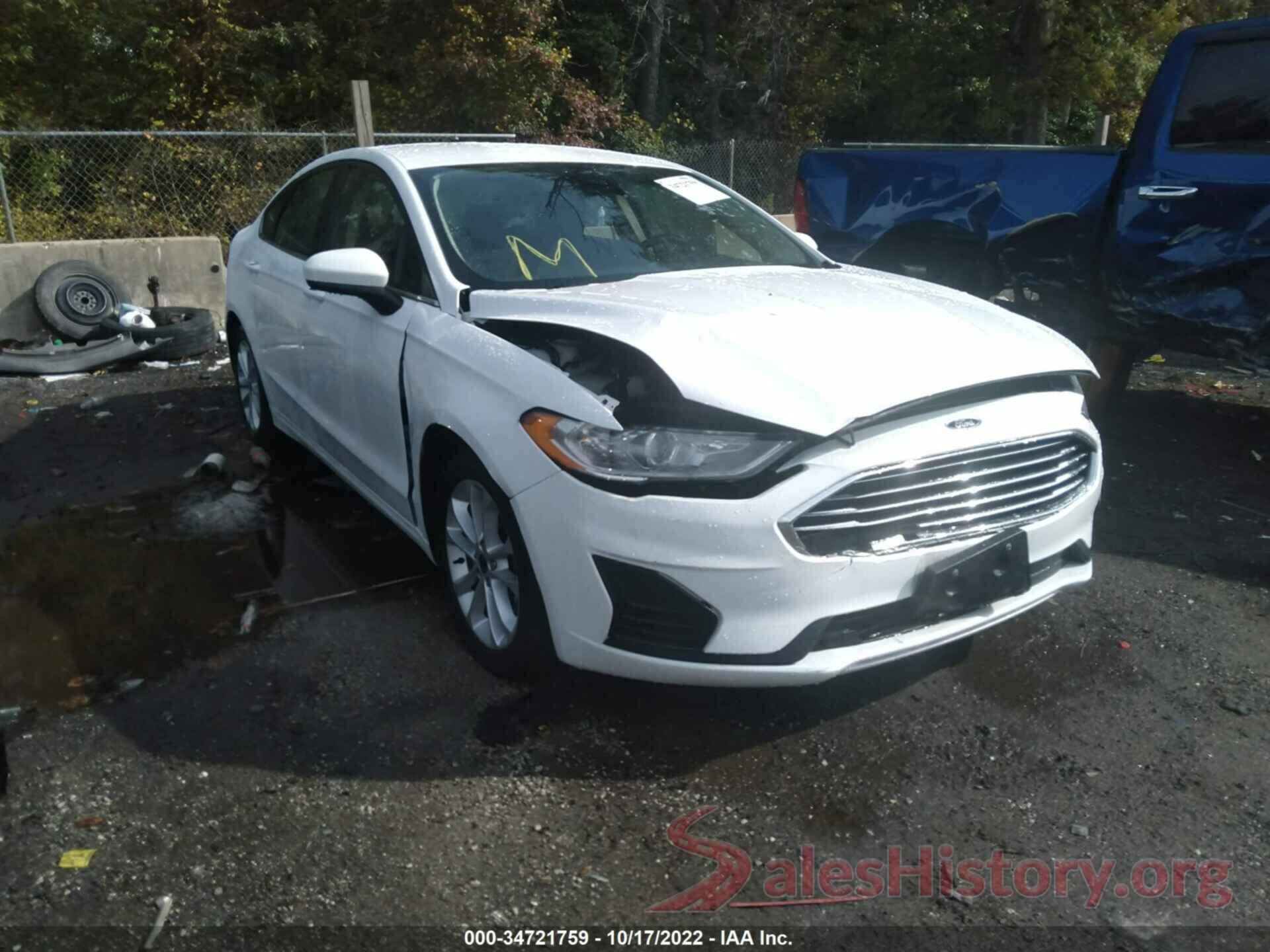 3FA6P0HD6LR161766 2020 FORD FUSION